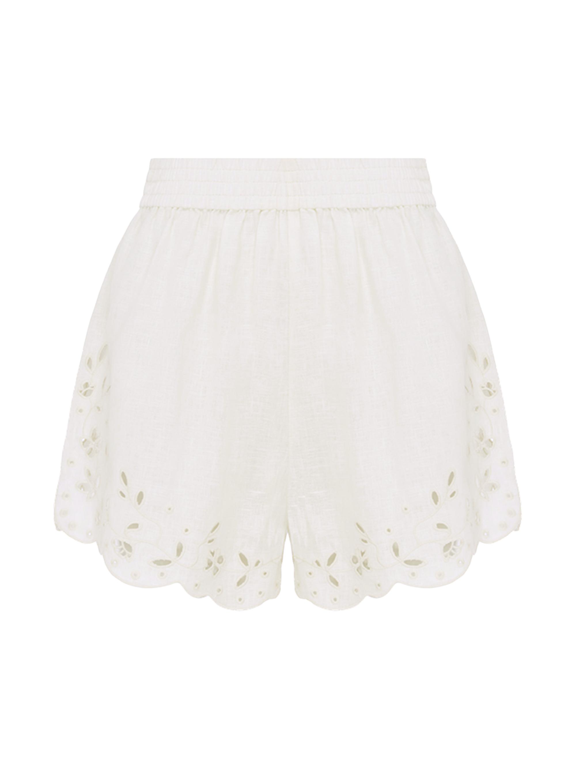 Peony Women's Memoir Cover-Up Shorts - Creme