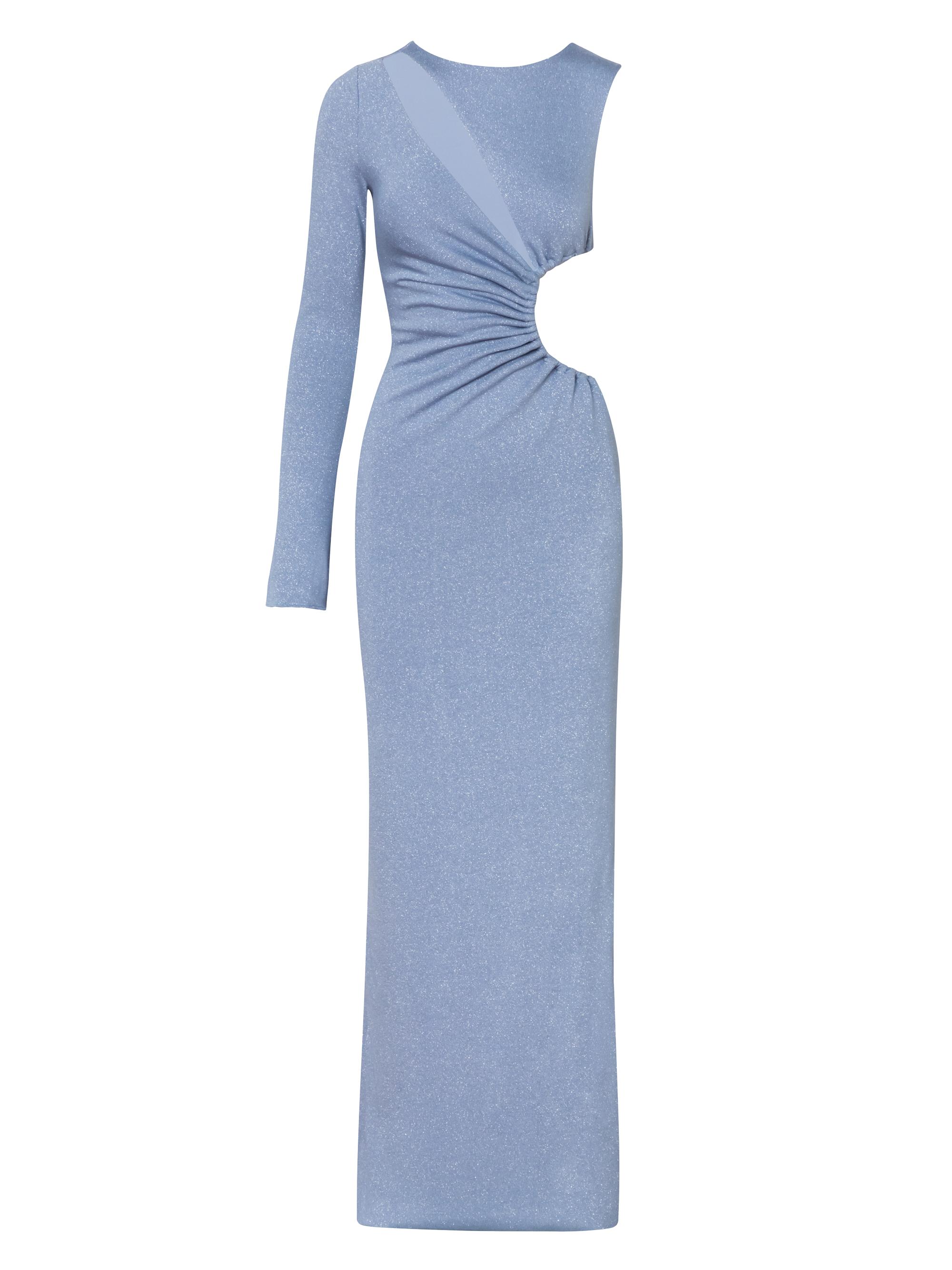 Baobab Women's Islote Oli Ruched Cut-Out Maxi Dress - Indigo