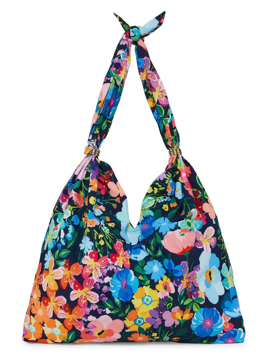 Johnny Was Floral Ring Beach Bag | Saks Fifth Avenue