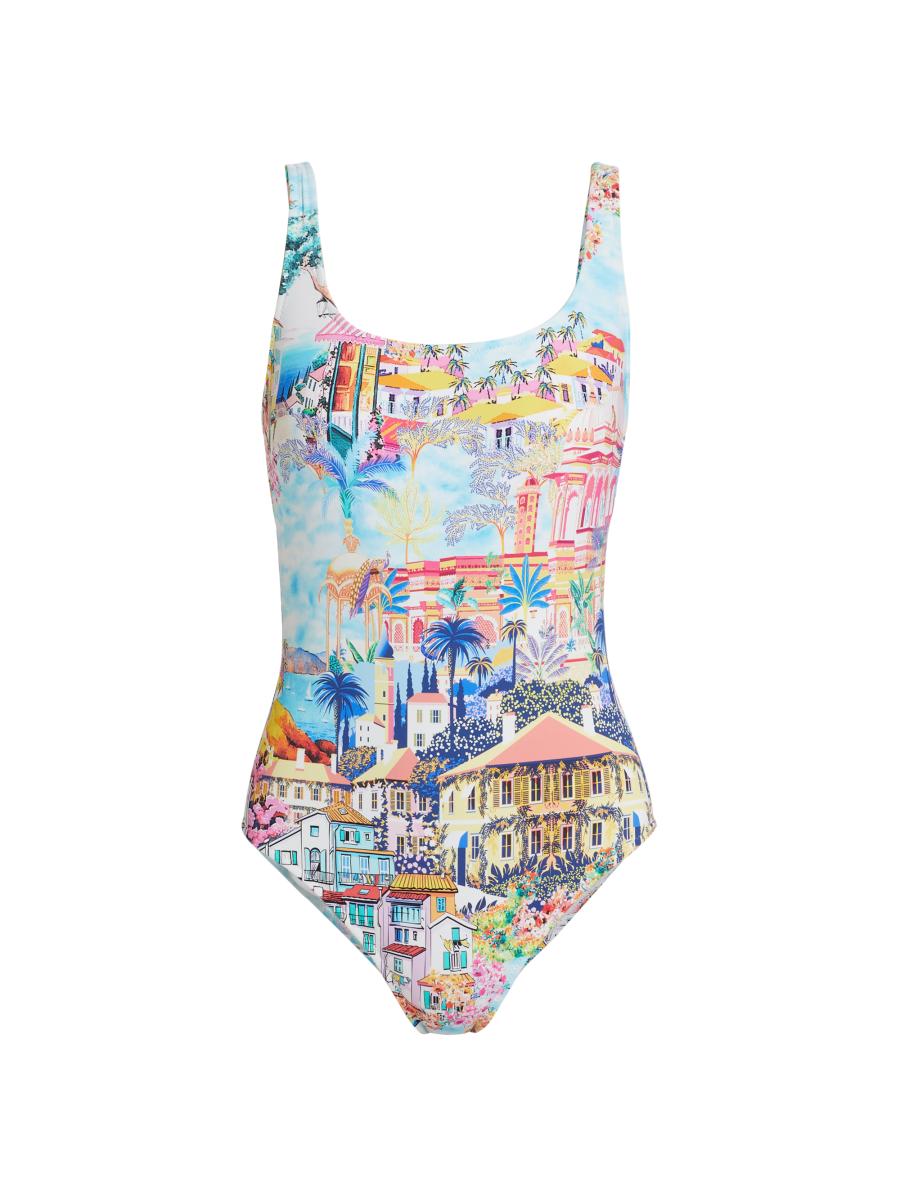 Johnny Was Cannes Printed One-Piece Swimsuit | Saks Fifth Avenue