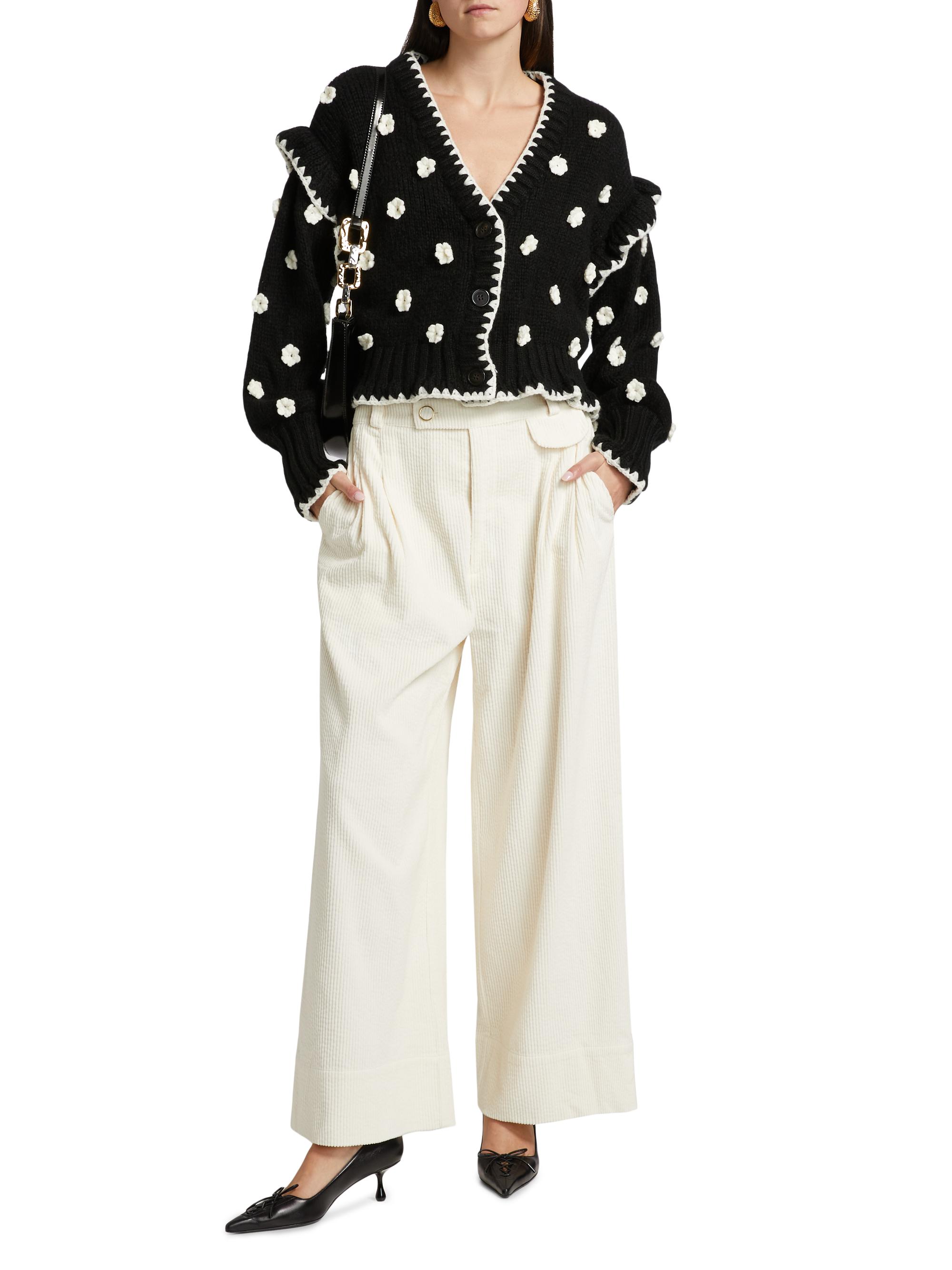 Farm Rio Flowers Knit Cardigan | Saks Fifth Avenue