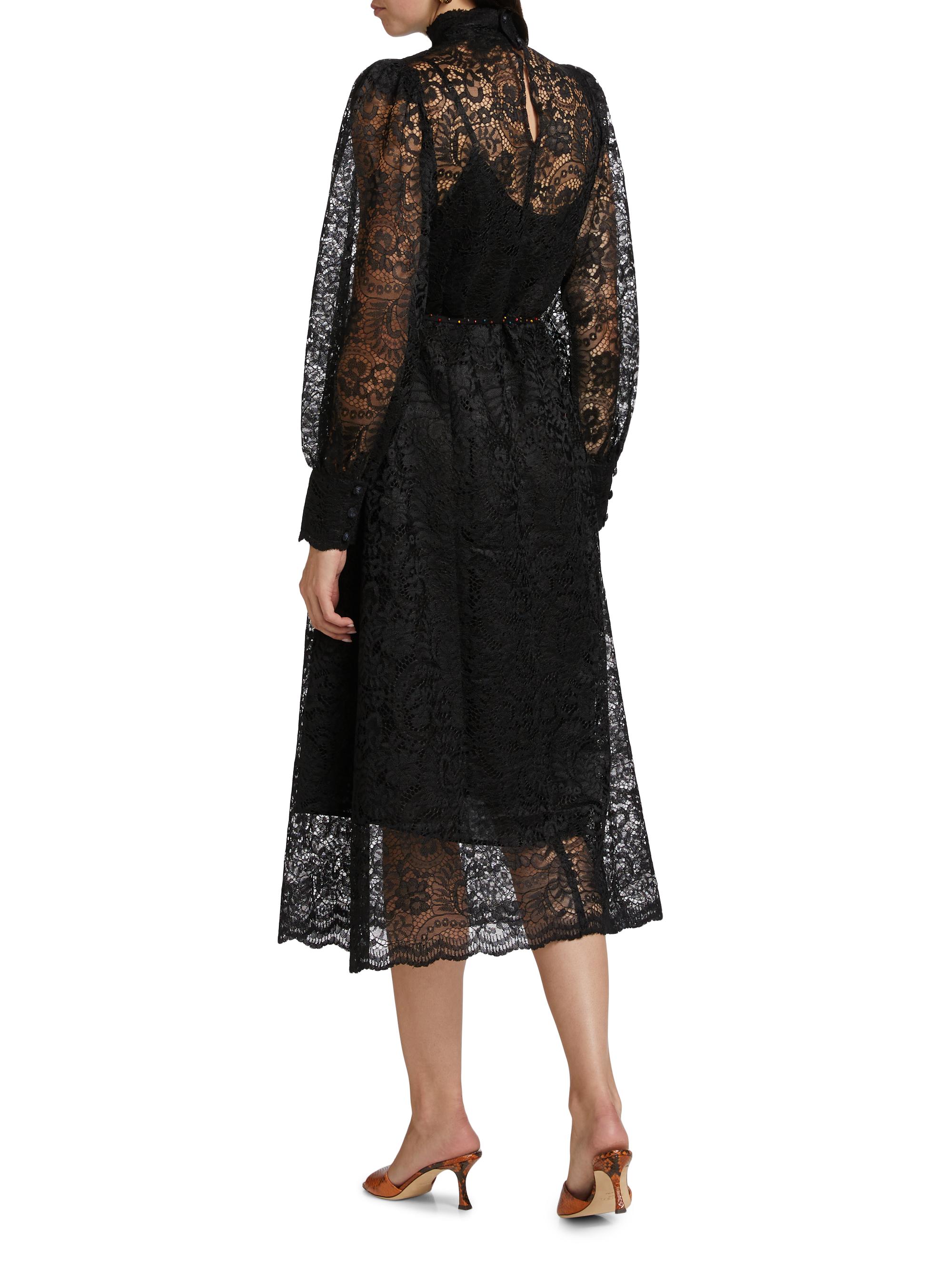 tank lace dress Penny Tank Midi Dress in Embroidered Chambray 14 main image 1