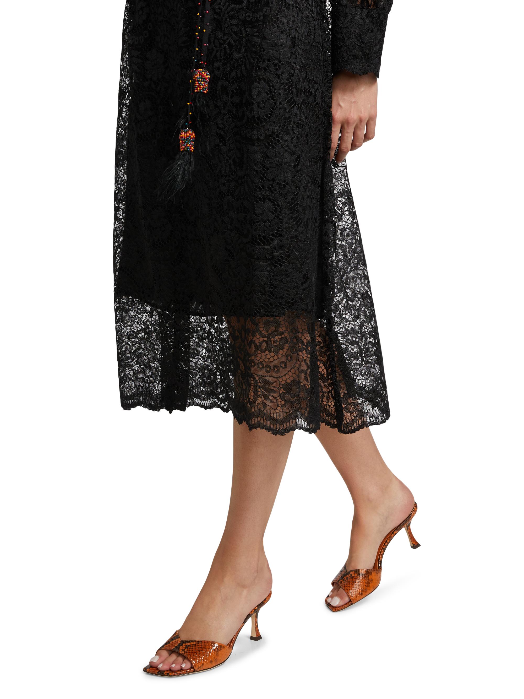 chinese dress ladies Blue Lace Banana Midi Dress  FARM Rio