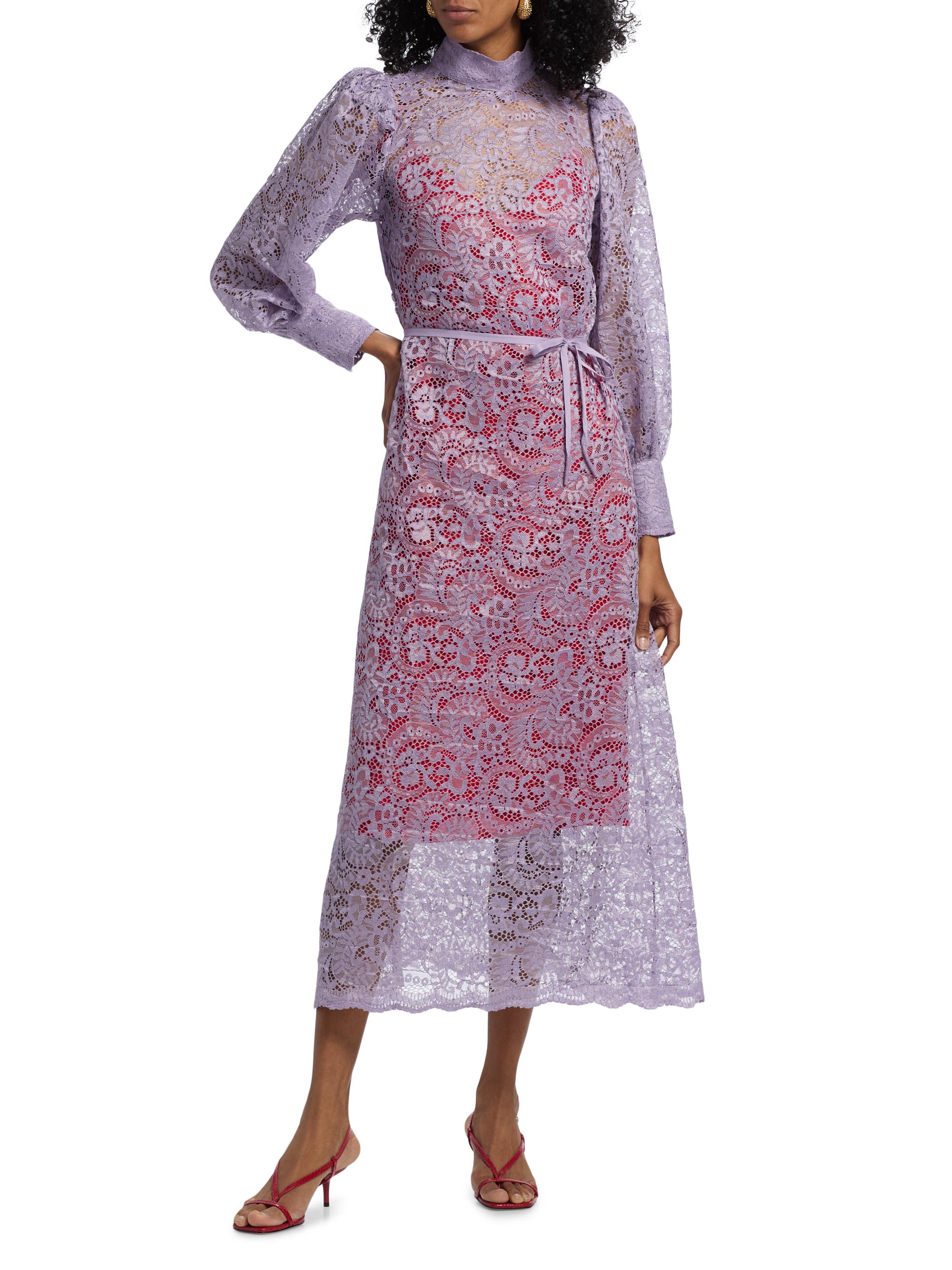 slim fit dress slacks Pink Anthurium Flowers Slip Maxi Dress – FARM Rio main image 0