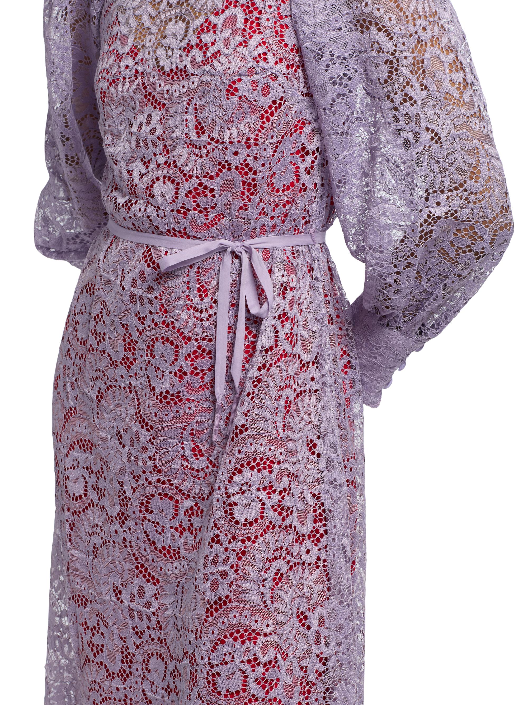 knee length dresses for ladies Mixed Lace Garden Midi Dress – FARM Rio main image 0