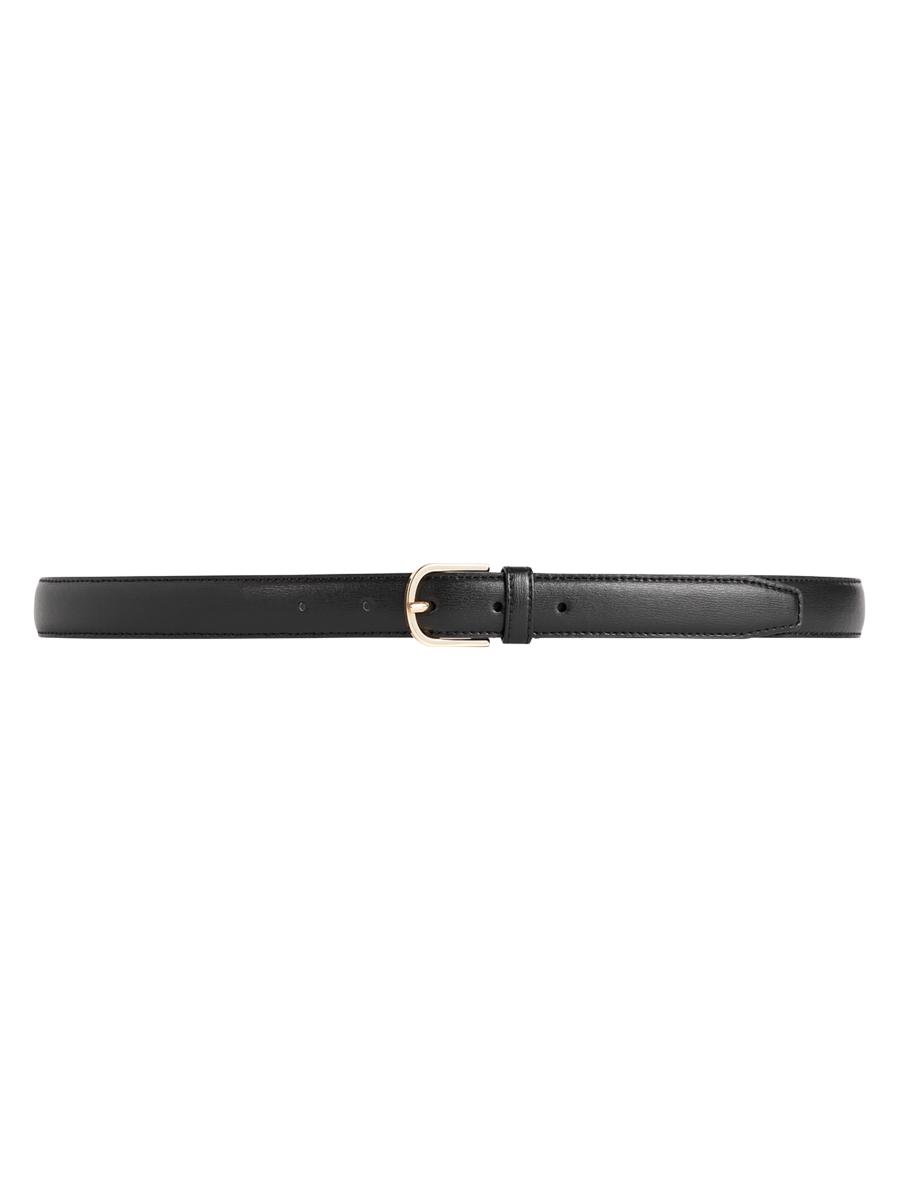 Totême Women's Slim Trouser Leather Belt In Black
