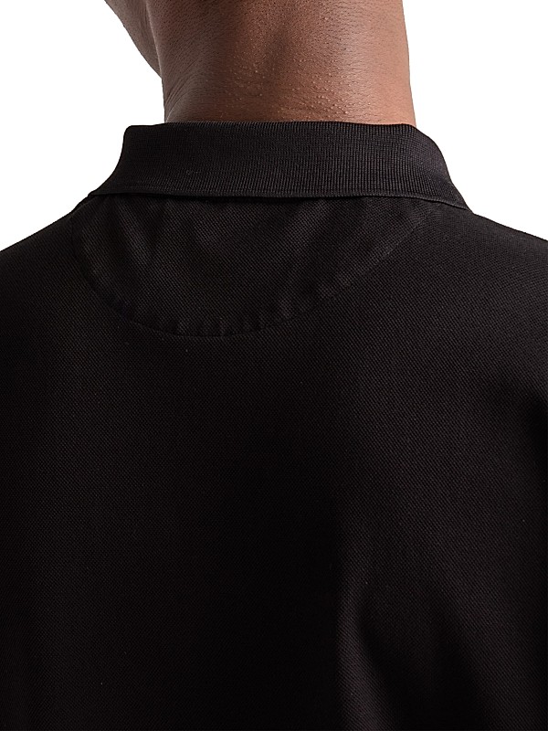 Shop Prada Piqué Polo Shirt with Re-Nylon Details | Saks Shop Prada Piqué Polo Shirt with Re-Nylon Details | Saks