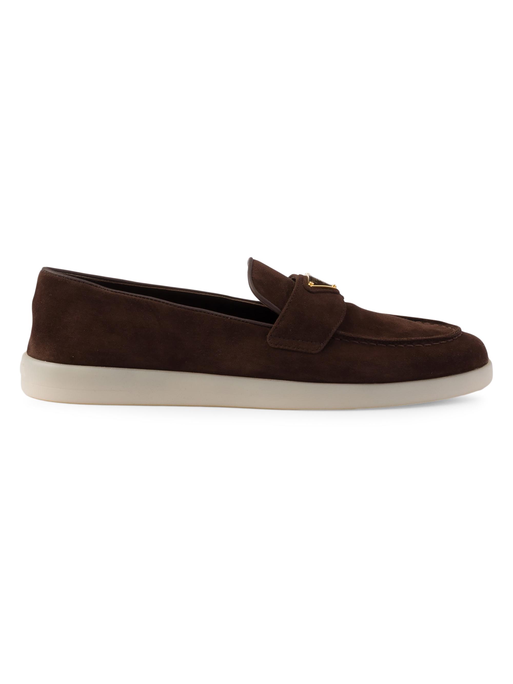 Prada Women's Suede Loafers | Saks Fifth Avenue