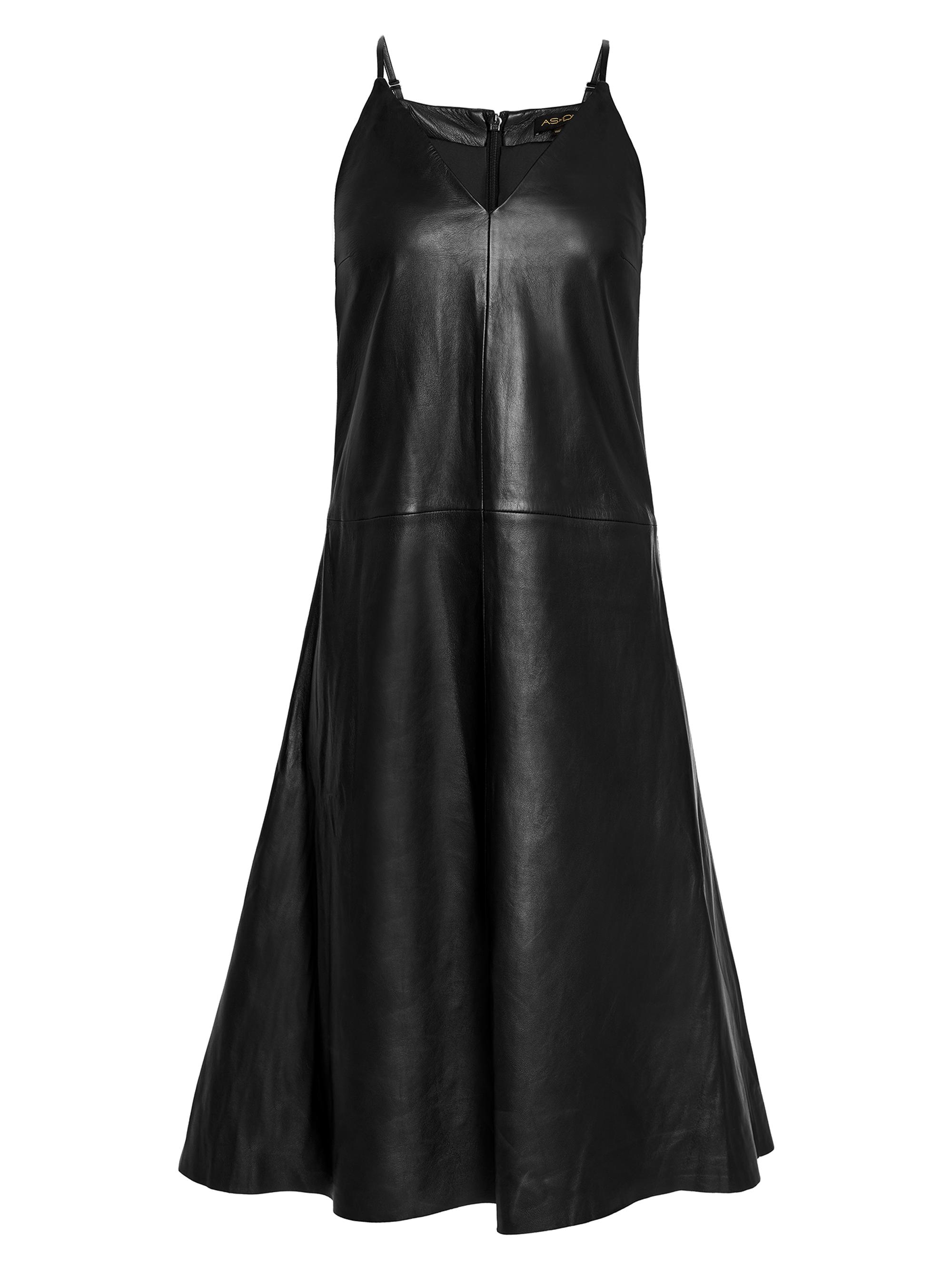 AS by DF Women's Kat Leather Slip Dress - Black