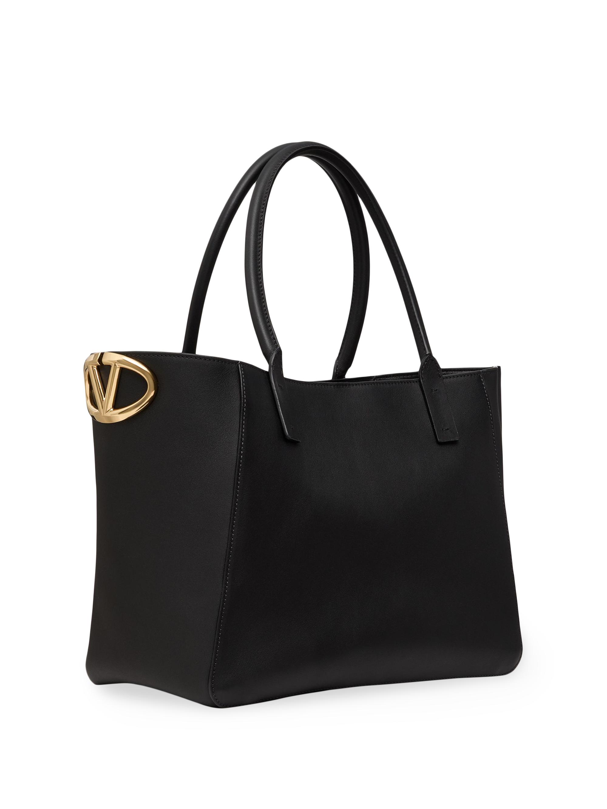 トートバッグ Valentino garavani Shopping Vlogo Signature Valentino Garavani VLogo Side Shopping Bag in Nappa Calfskin