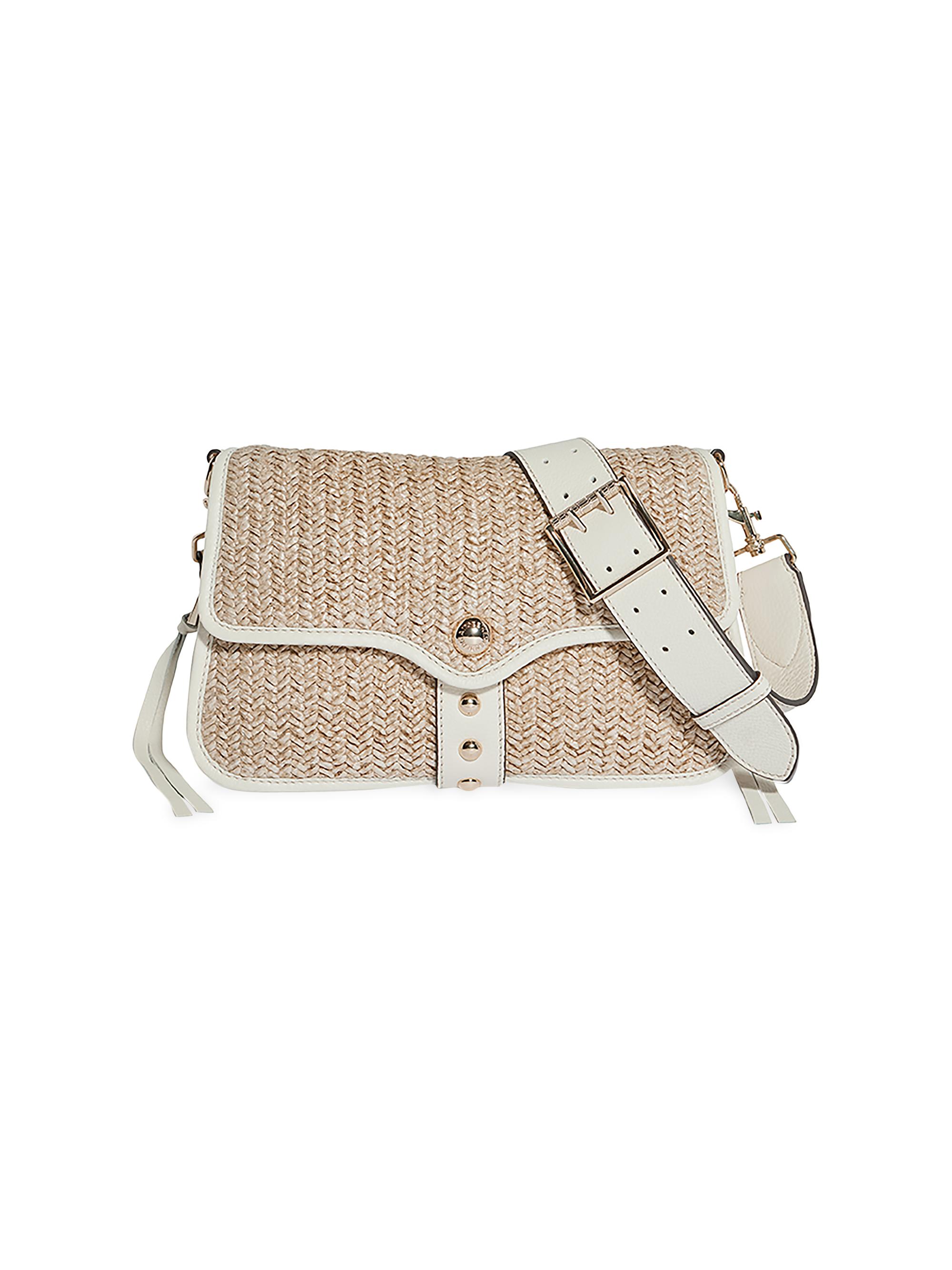 Aimee Kestenberg Women's Great Escape Raffia Crossbody Bag - Beige