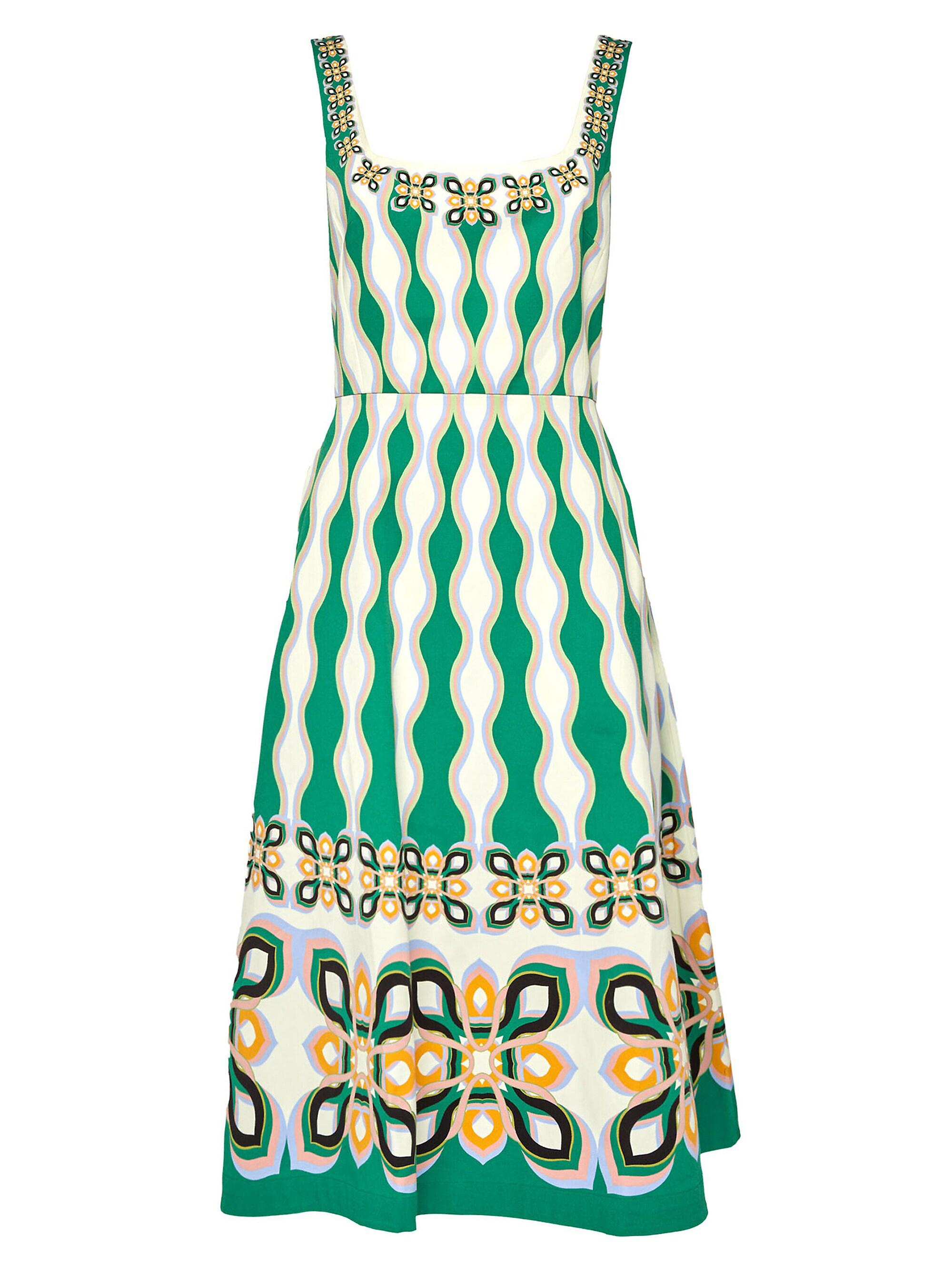 La DoubleJ Women's Sophia Dress - Macro Plates Placed Pink