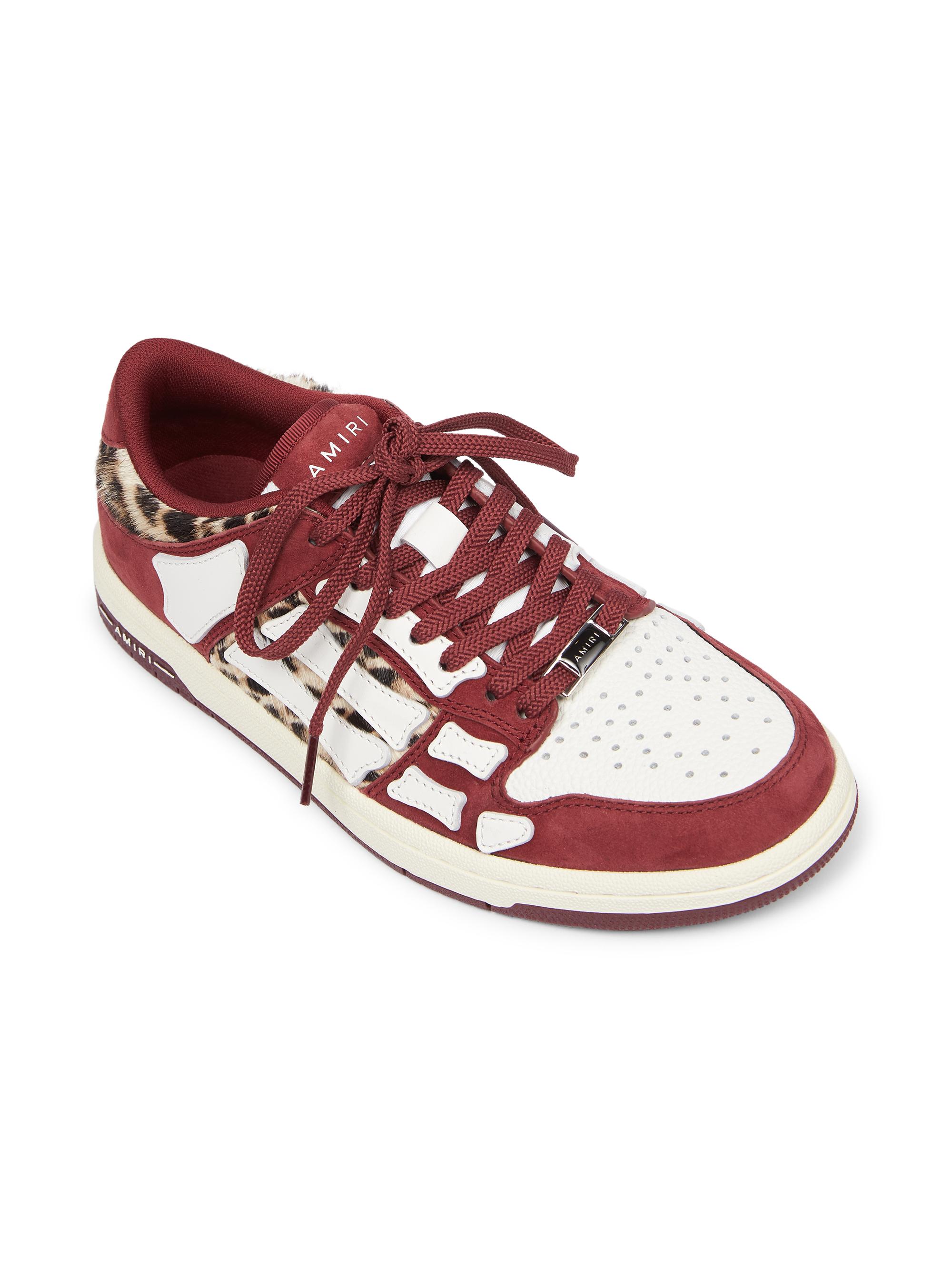 Shop Amiri Leopard Skel Top Low Sneakers | Saks Fifth Avenue