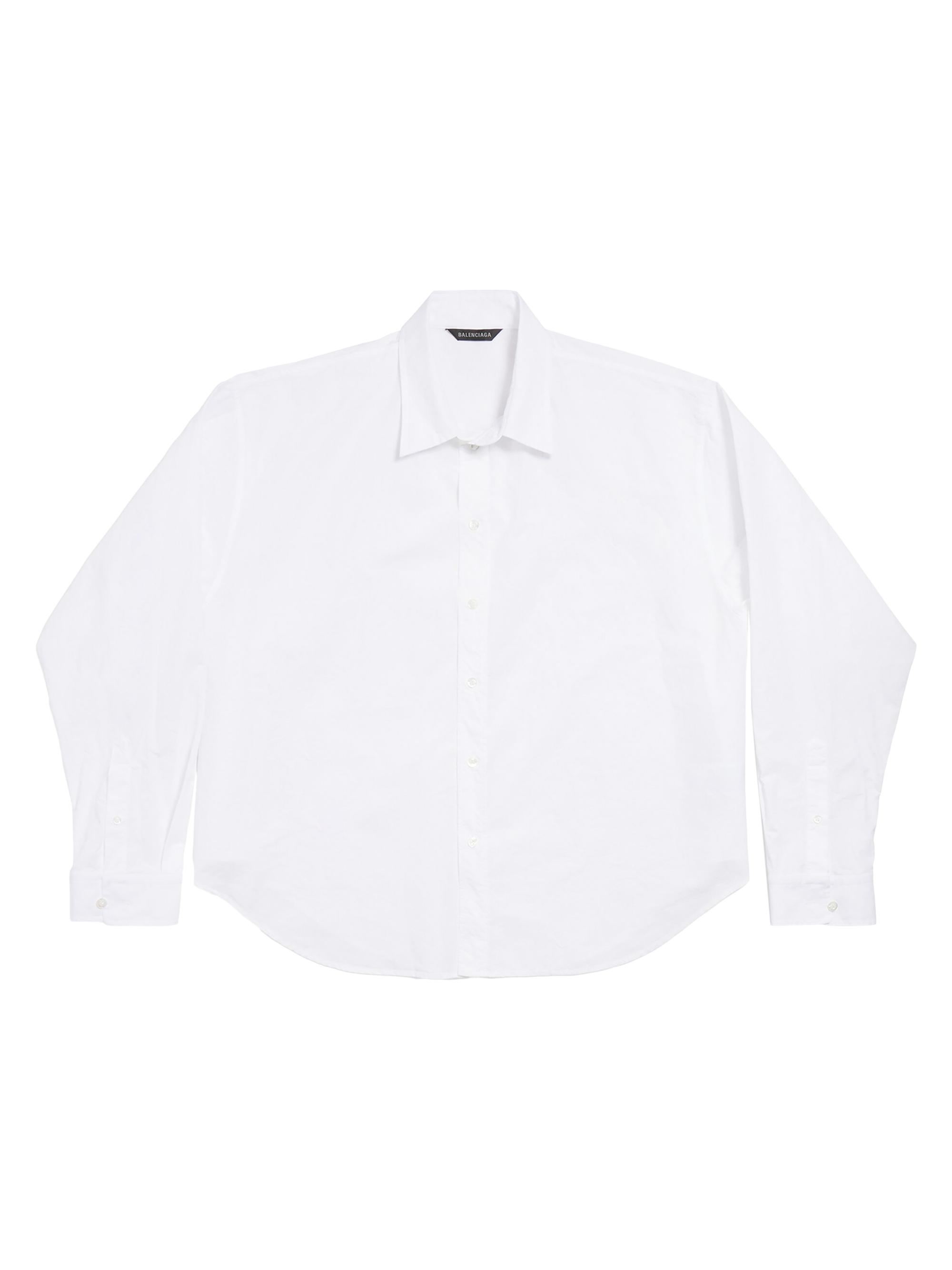 Balenciaga Women's BB Classic Shirt Regular Fit - White