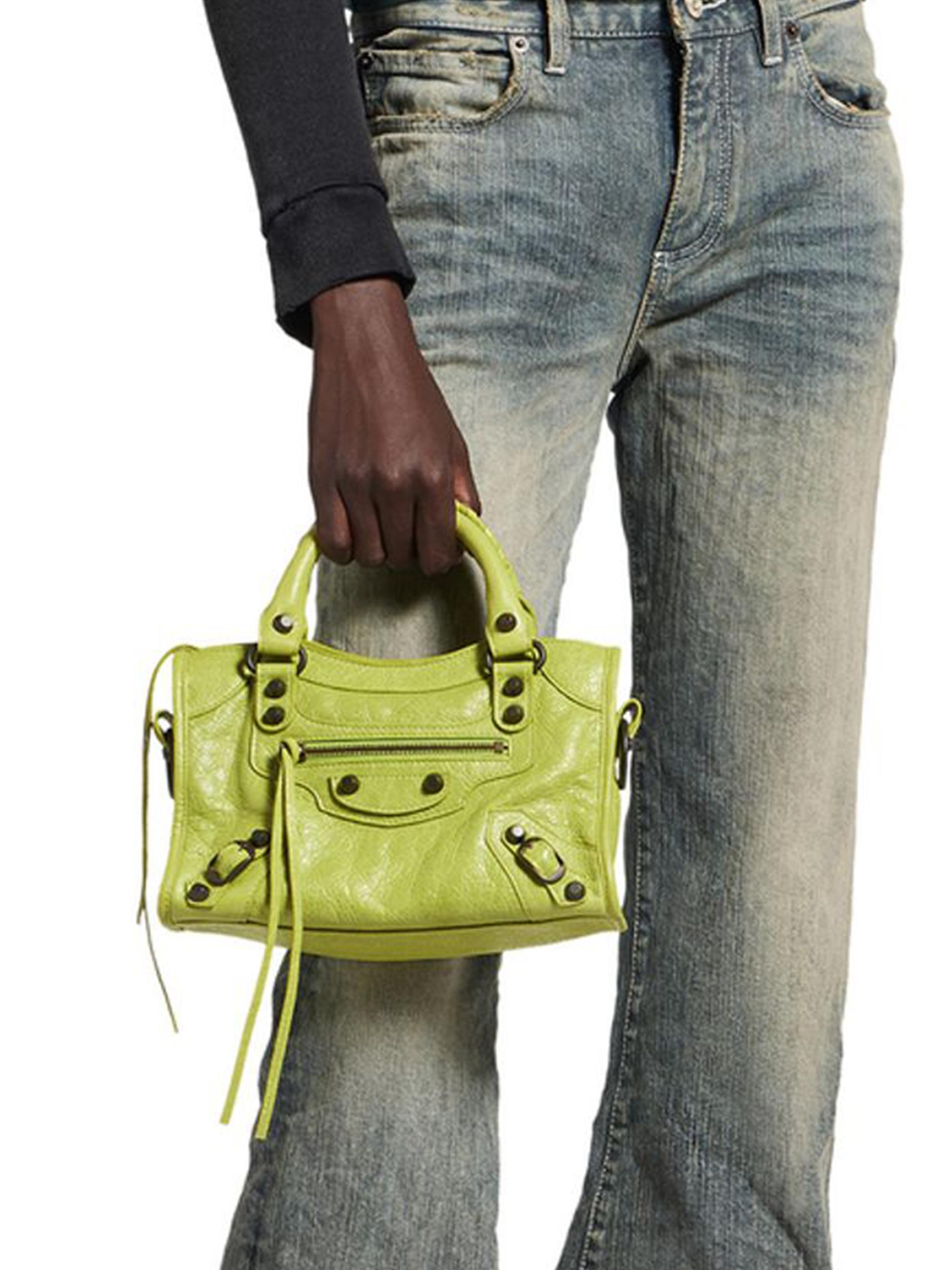 Balenciaga Women's Le City Mini Top Handle Bag - Pistache