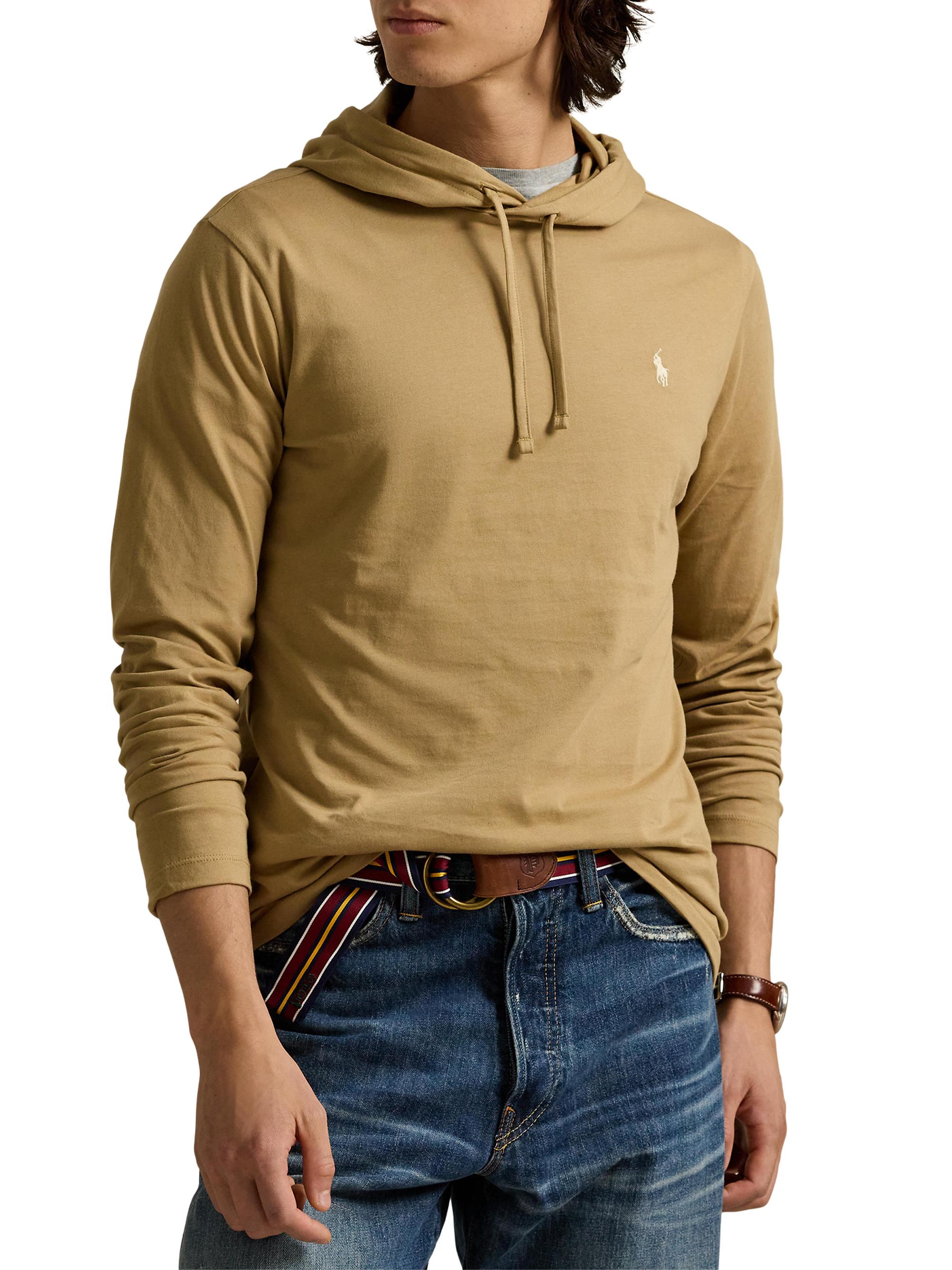 (取寄) ラルフローレン メンズ ジャージ フーデット T-シャツ Polo Ralph Lauren men Jersey Hooded T-Shirt Cafe Tan Polo Ralph Lauren Jersey Hooded T-Shirt | Saks Fifth Avenue