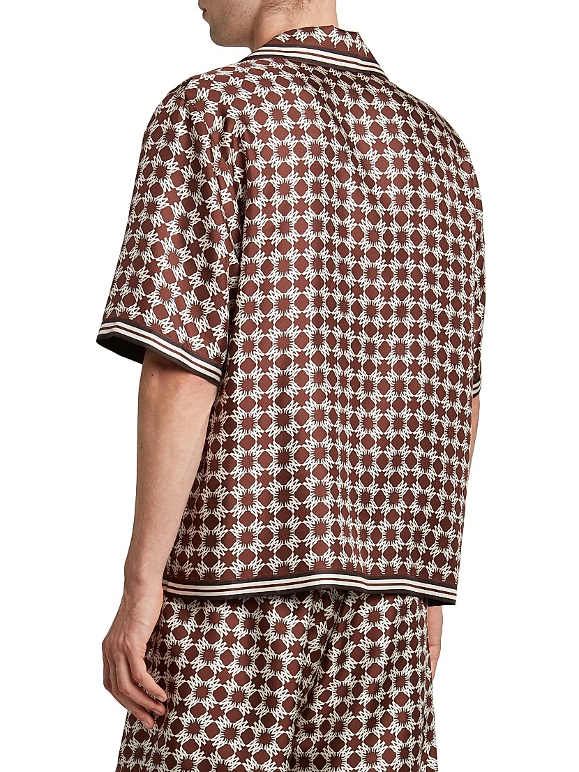 Shop Amiri MA Quad Silk Bowling Shirt | Saks Fifth Avenue Shop Amiri MA Quad Silk Bowling Shirt | Saks Fifth Avenue
