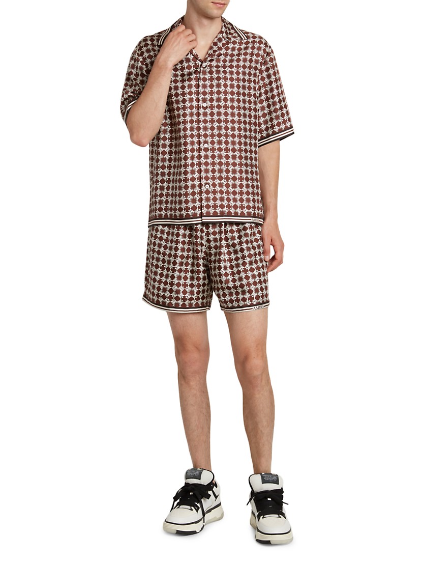 Shop Amiri MA Quad Silk Bowling Shirt | Saks Fifth Avenue Shop Amiri MA Quad Silk Bowling Shirt | Saks Fifth Avenue