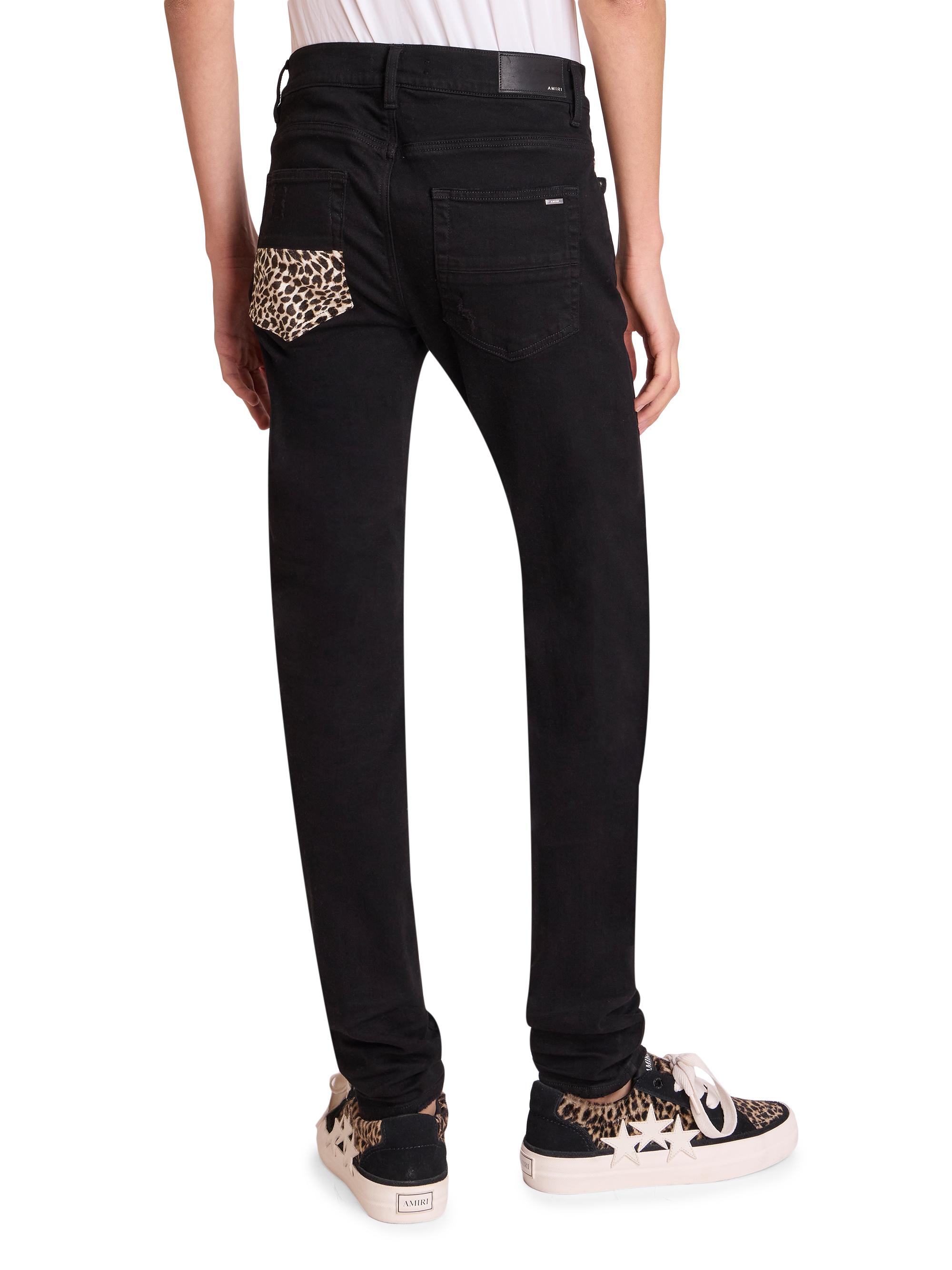 Amiri Leopard Mx1 Skinny Jeans | Saks Fifth Avenue
