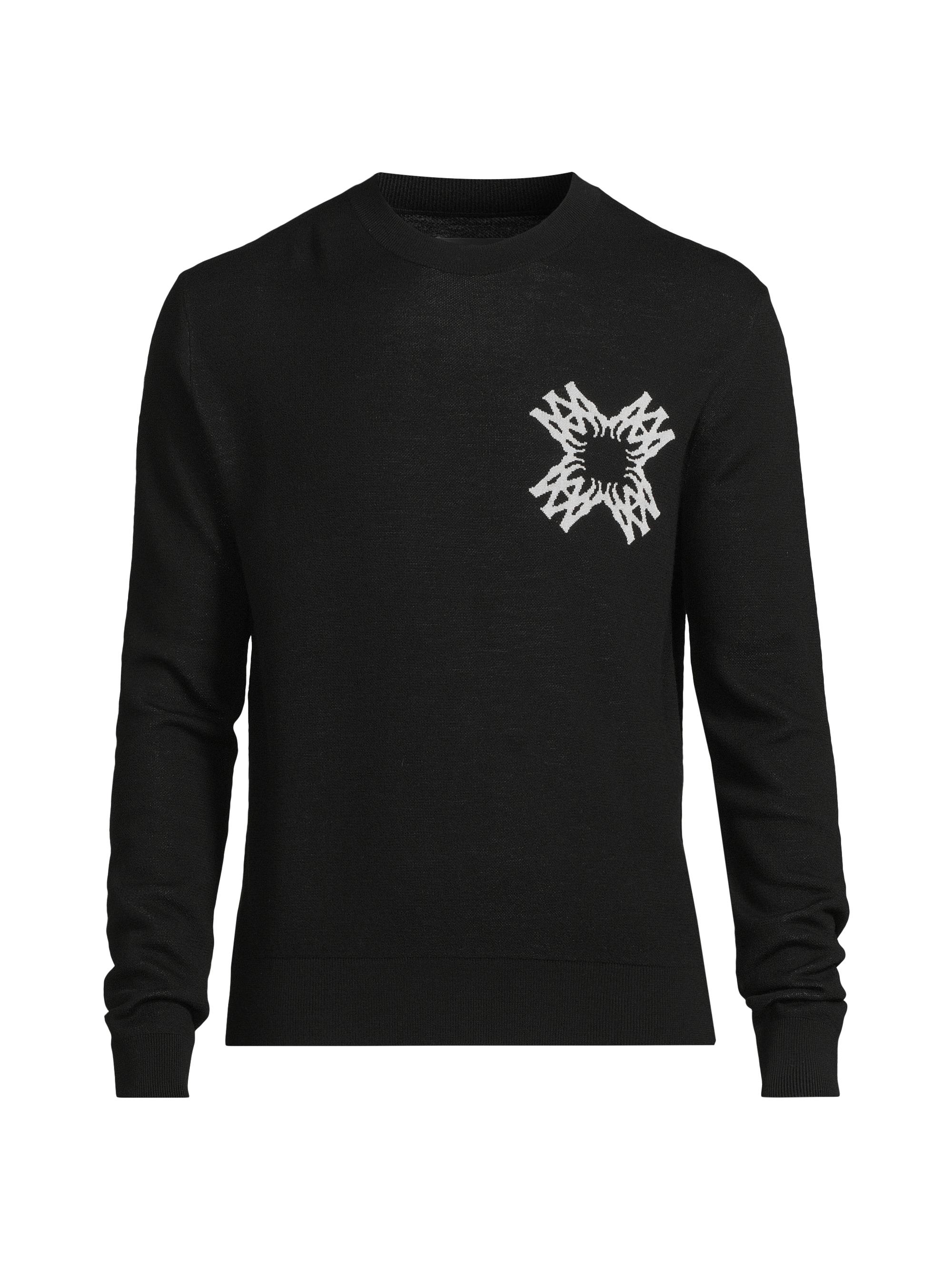 Amiri MA Quad Wool Crewneck Sweater | Saks Fifth Avenue