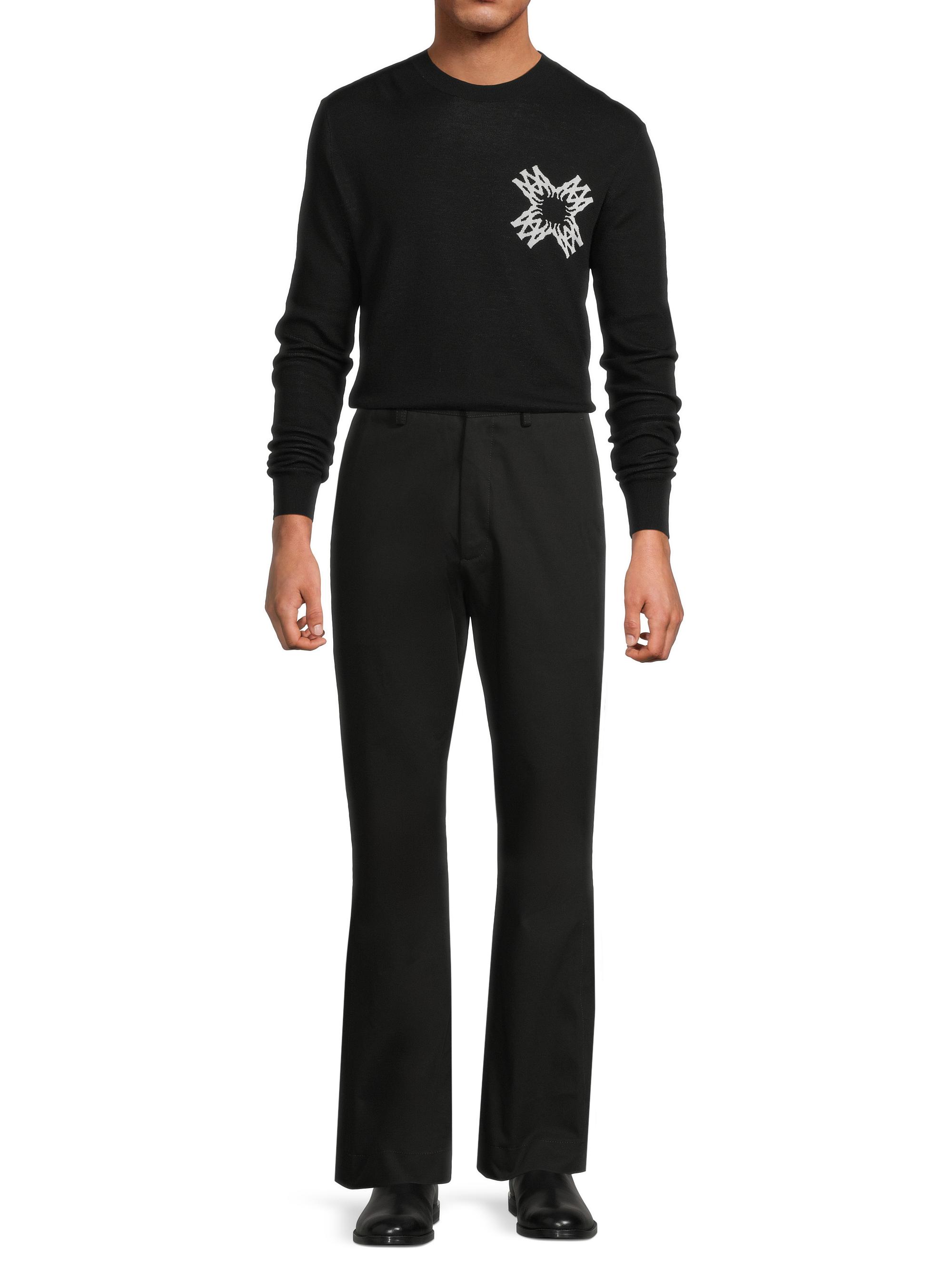 Amiri MA Quad Wool Crewneck Sweater | Saks Fifth Avenue