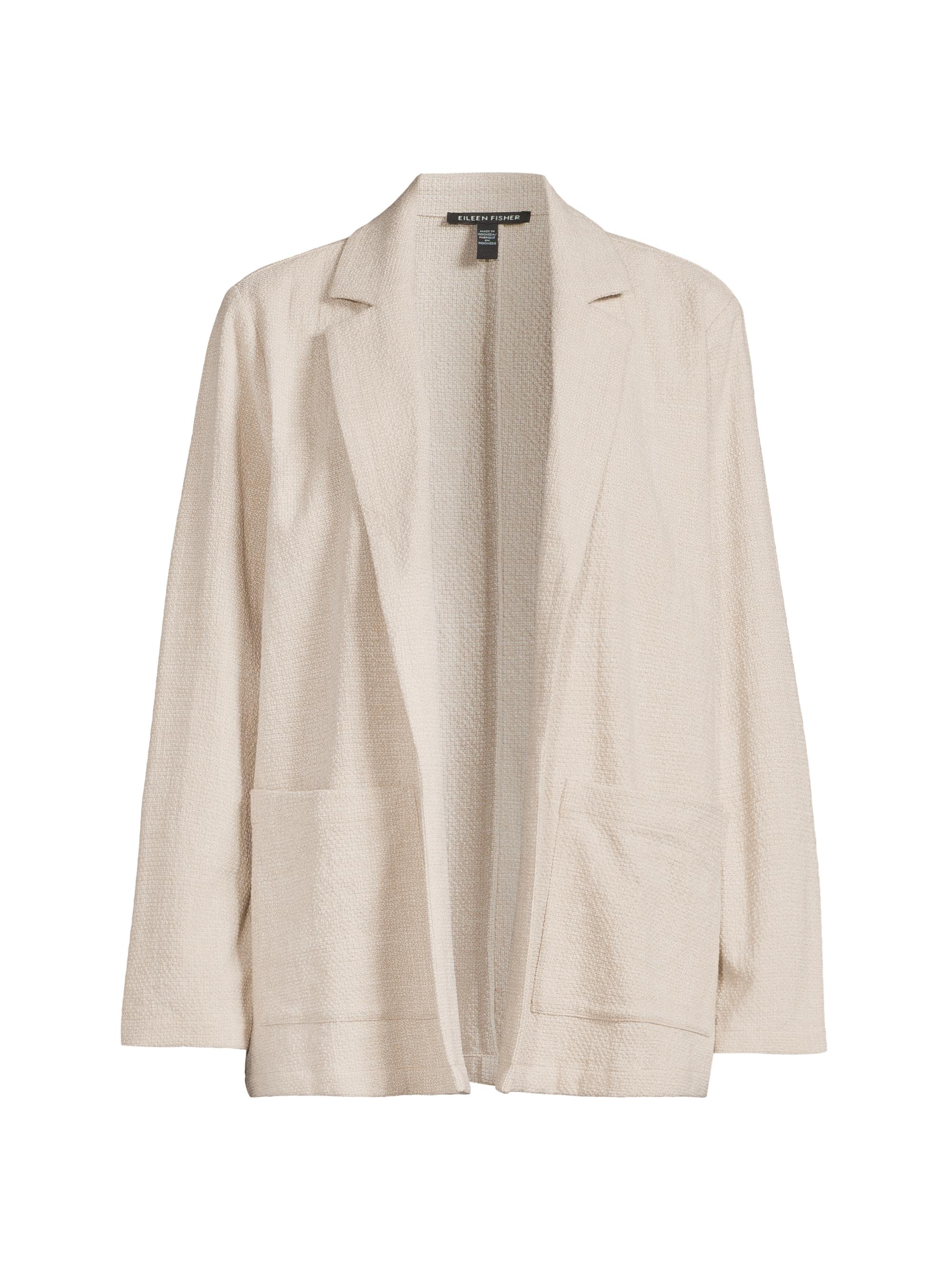 Eileen Fisher Women's Notch Lapel Long Blazer - Dove