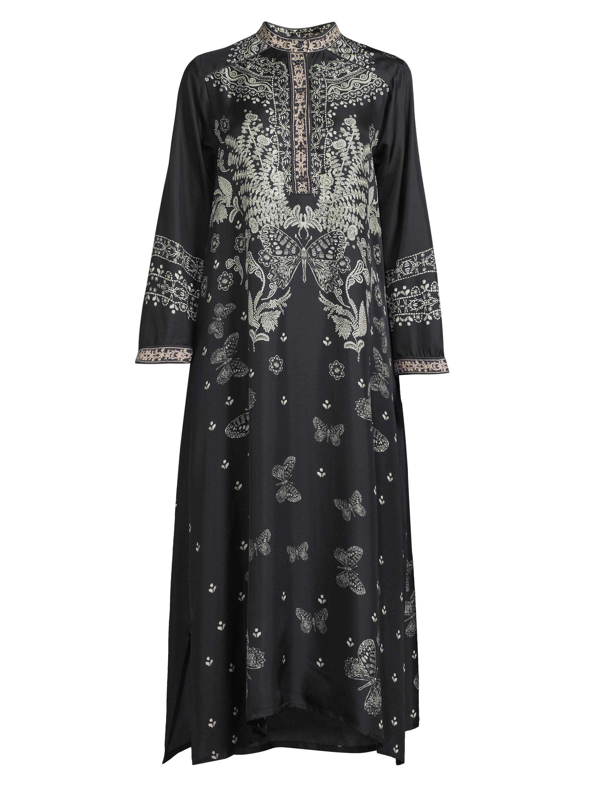 Johnny Was Women's Farfalla Amber Silk Dress - Farfalla