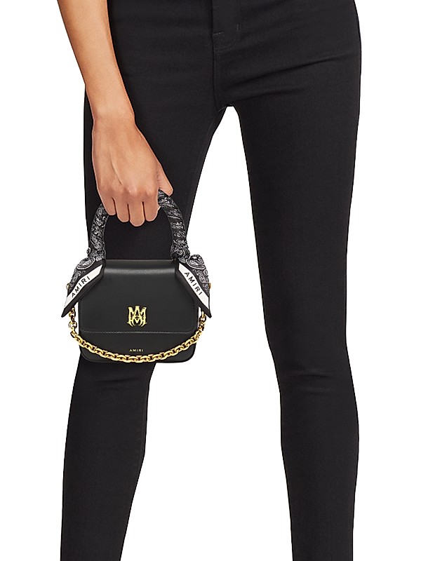 Shop Amiri Micro MA Leather Crossbody Bag | Saks Fifth Avenue Shop Amiri Micro MA Leather Crossbody Bag | Saks Fifth Avenue
