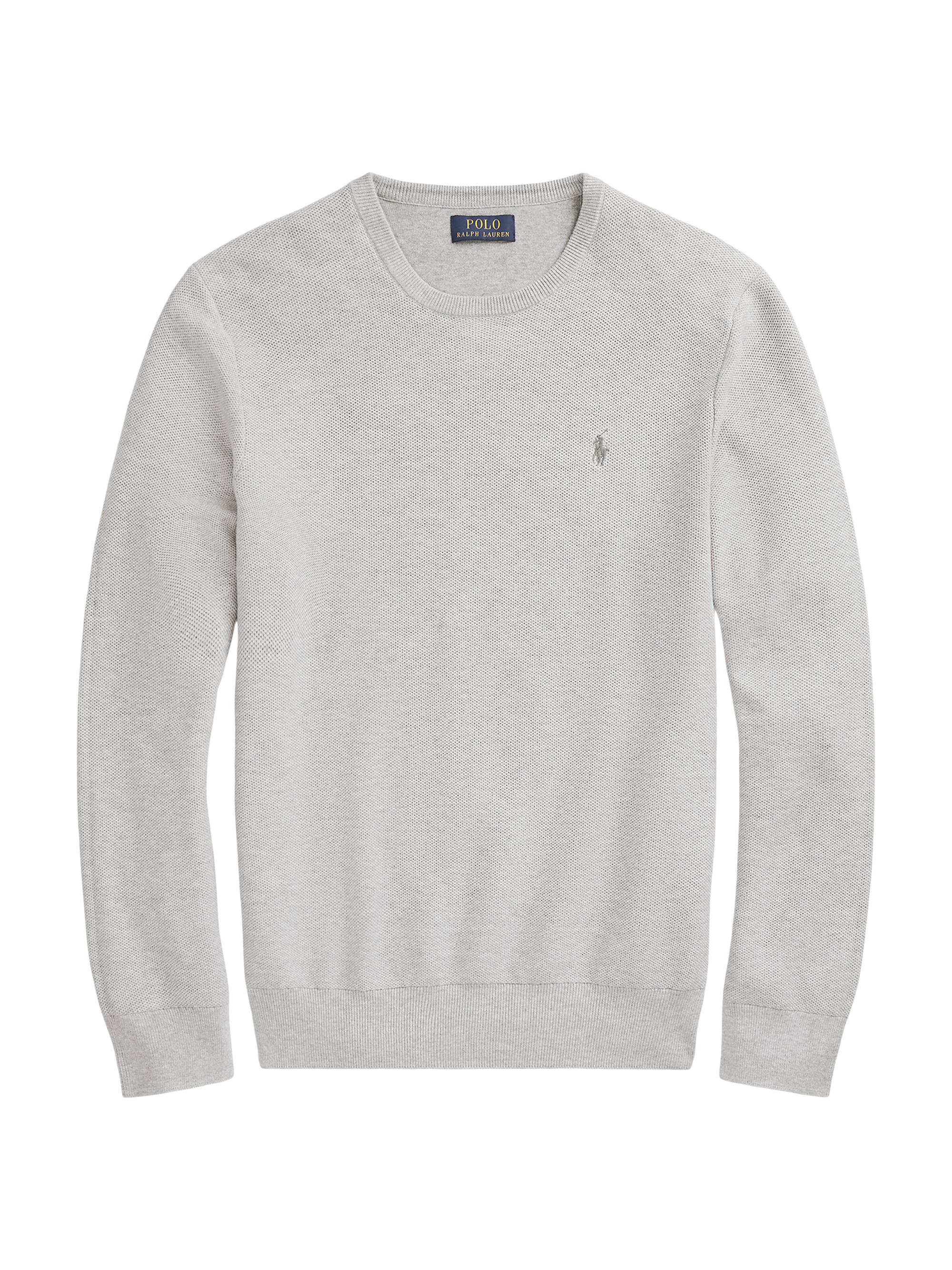 Polo Ralph Lauren Men's Cotton Crewneck Sweater - Andover Heather