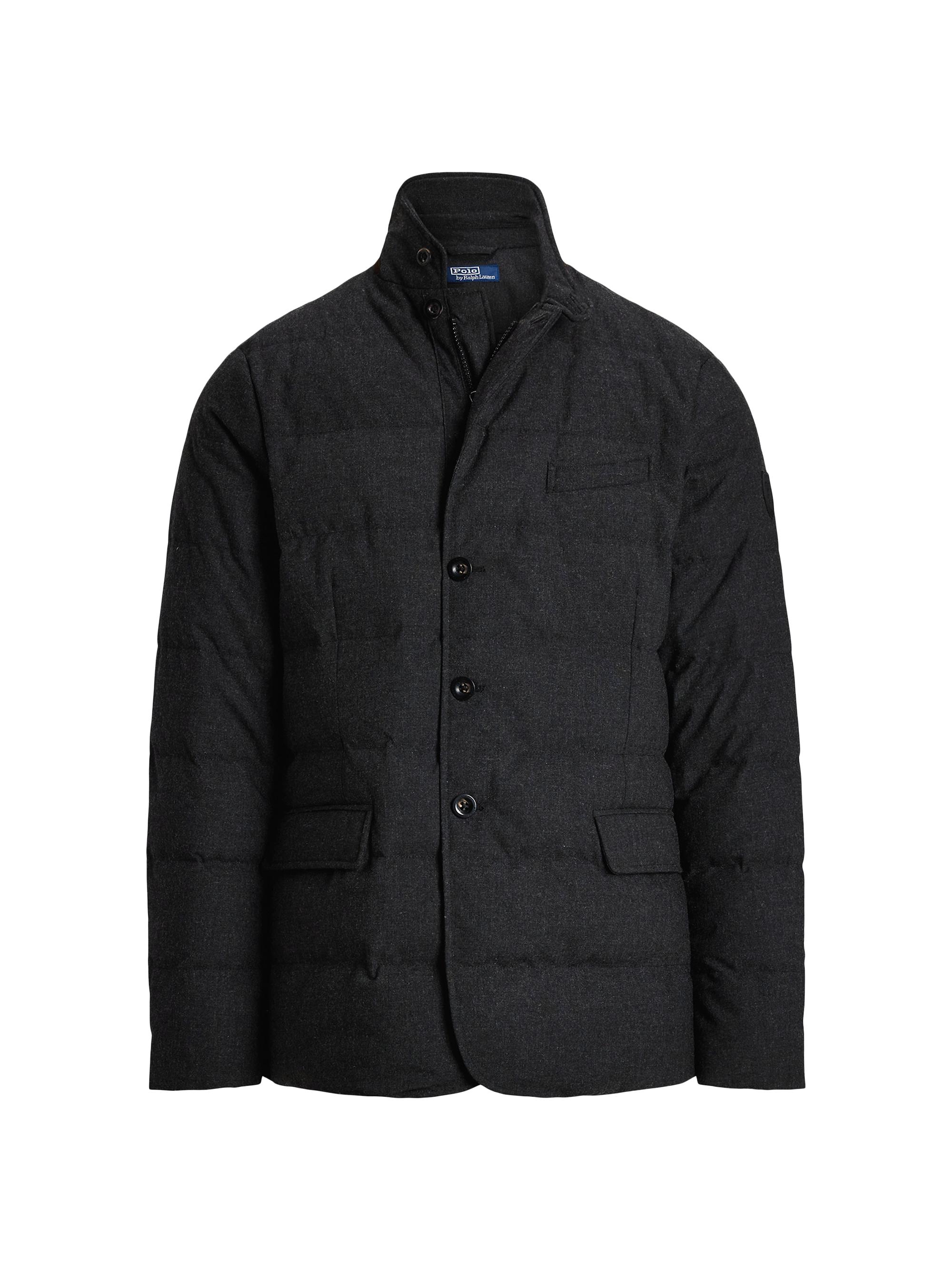 Polo Ralph Lauren Men's Performance Wool-Blend Coat - Dark Charcoal