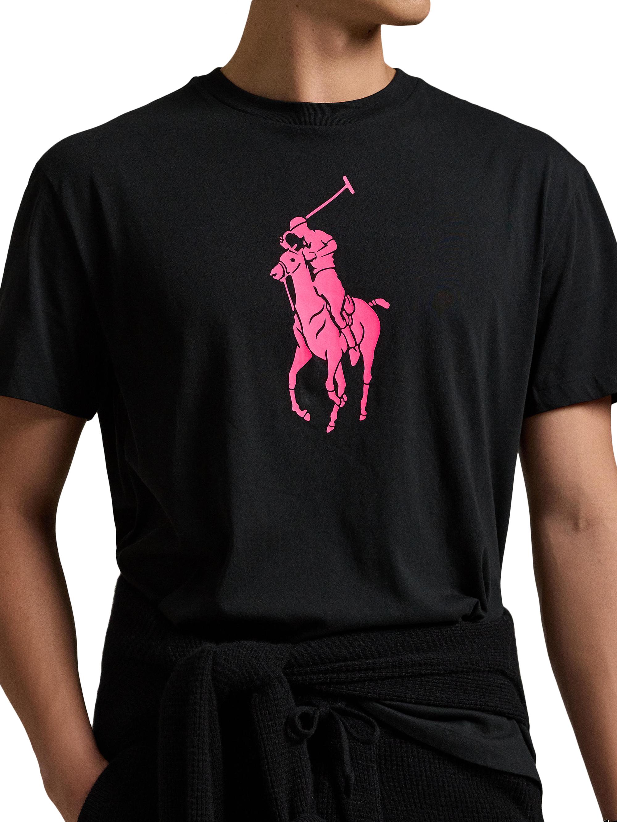Polo Ralph Lauren Unisex Pink Pony Logo Cotton T-Shirt | Saks