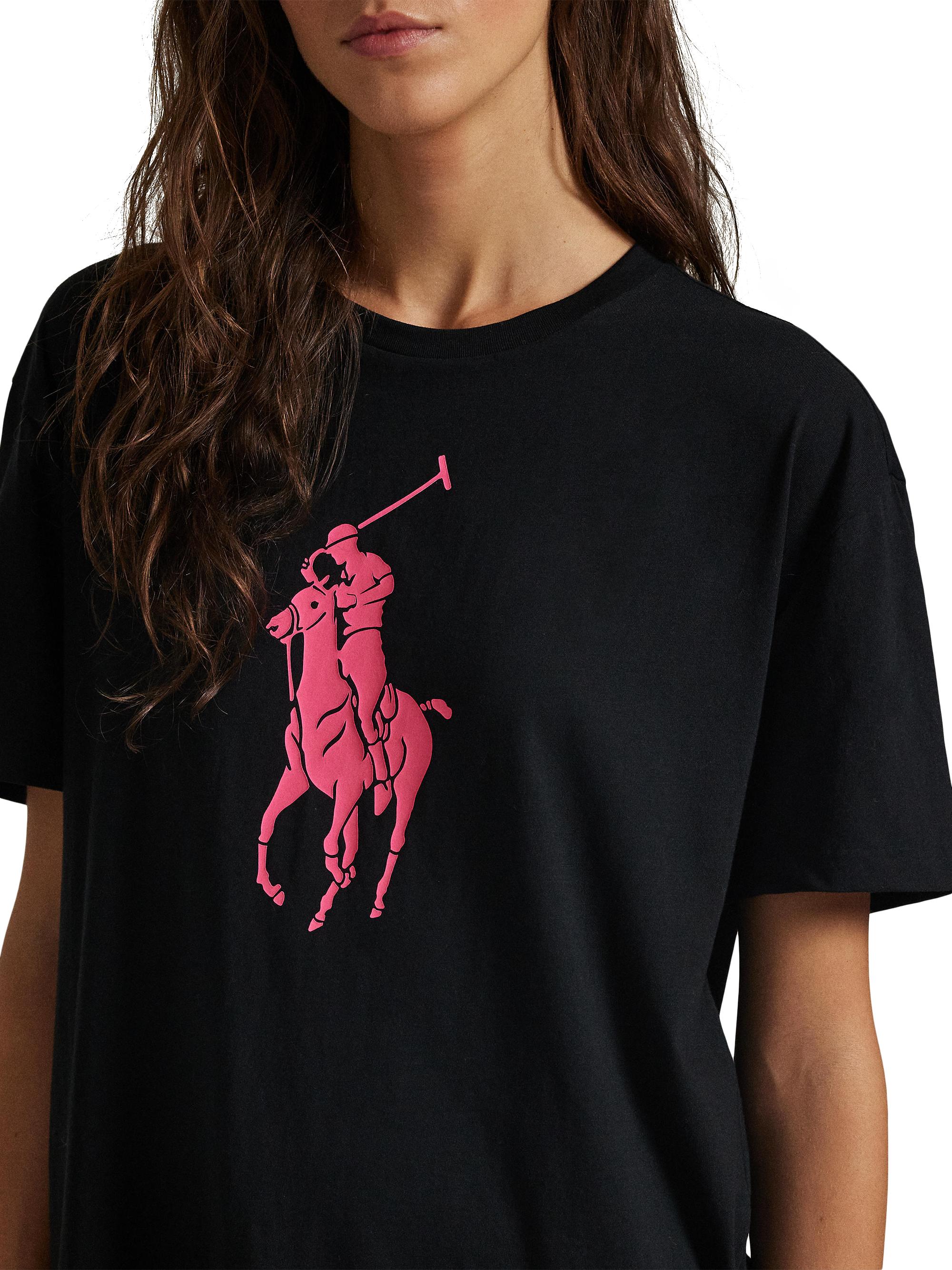 Polo Ralph Lauren Unisex Pink Pony Logo Cotton T-Shirt Saks