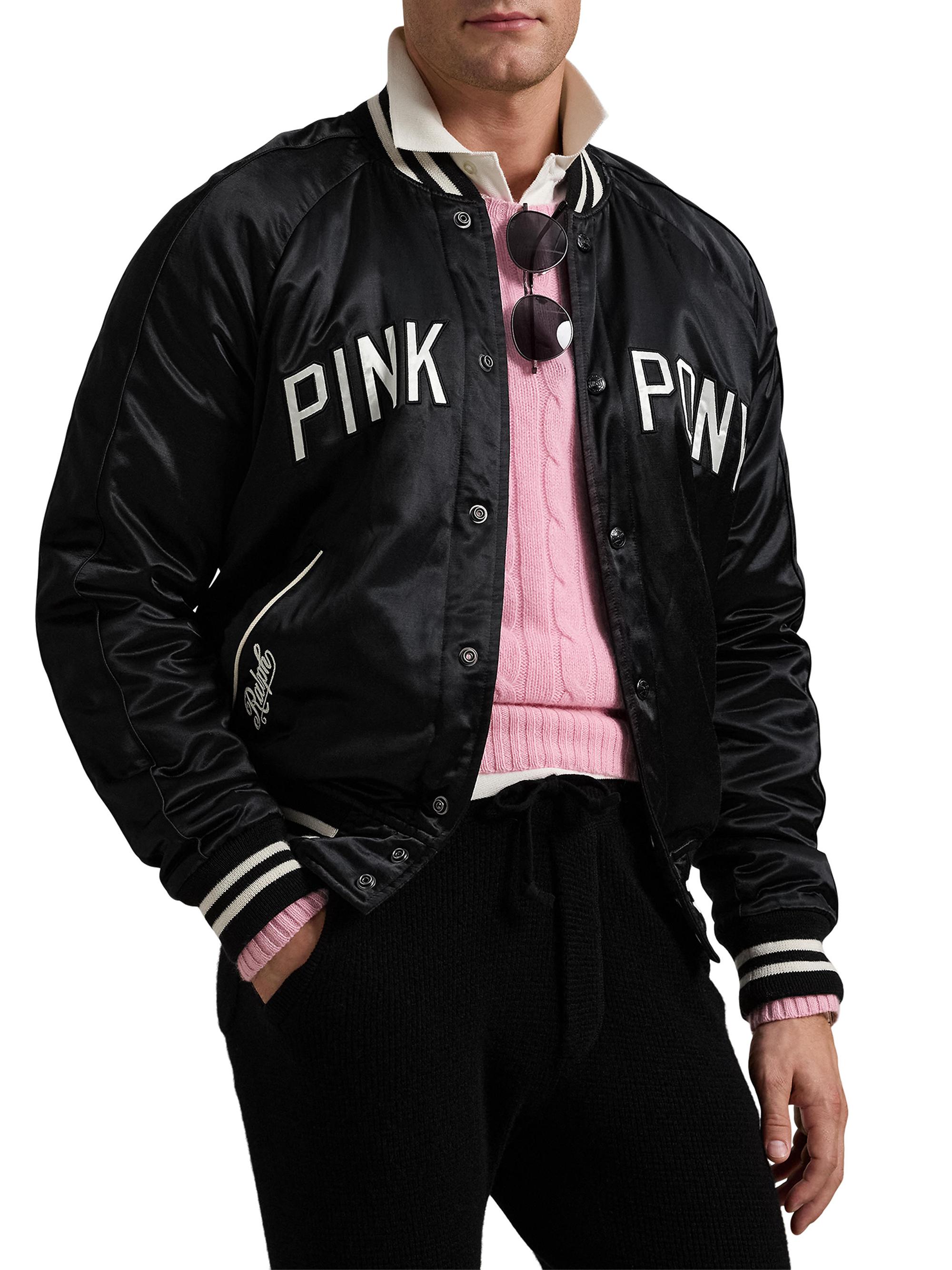 Ralph Lauren Pink Pony スカジャン US S Polo Ralph Lauren Unisex Pink Pony Takihyo Satin Baseball Jacket