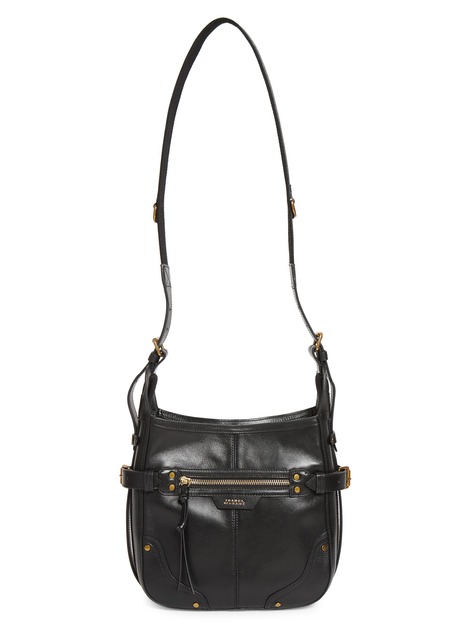 Isabel Marant Women's Sierra Leather Hobo Bag - Black
