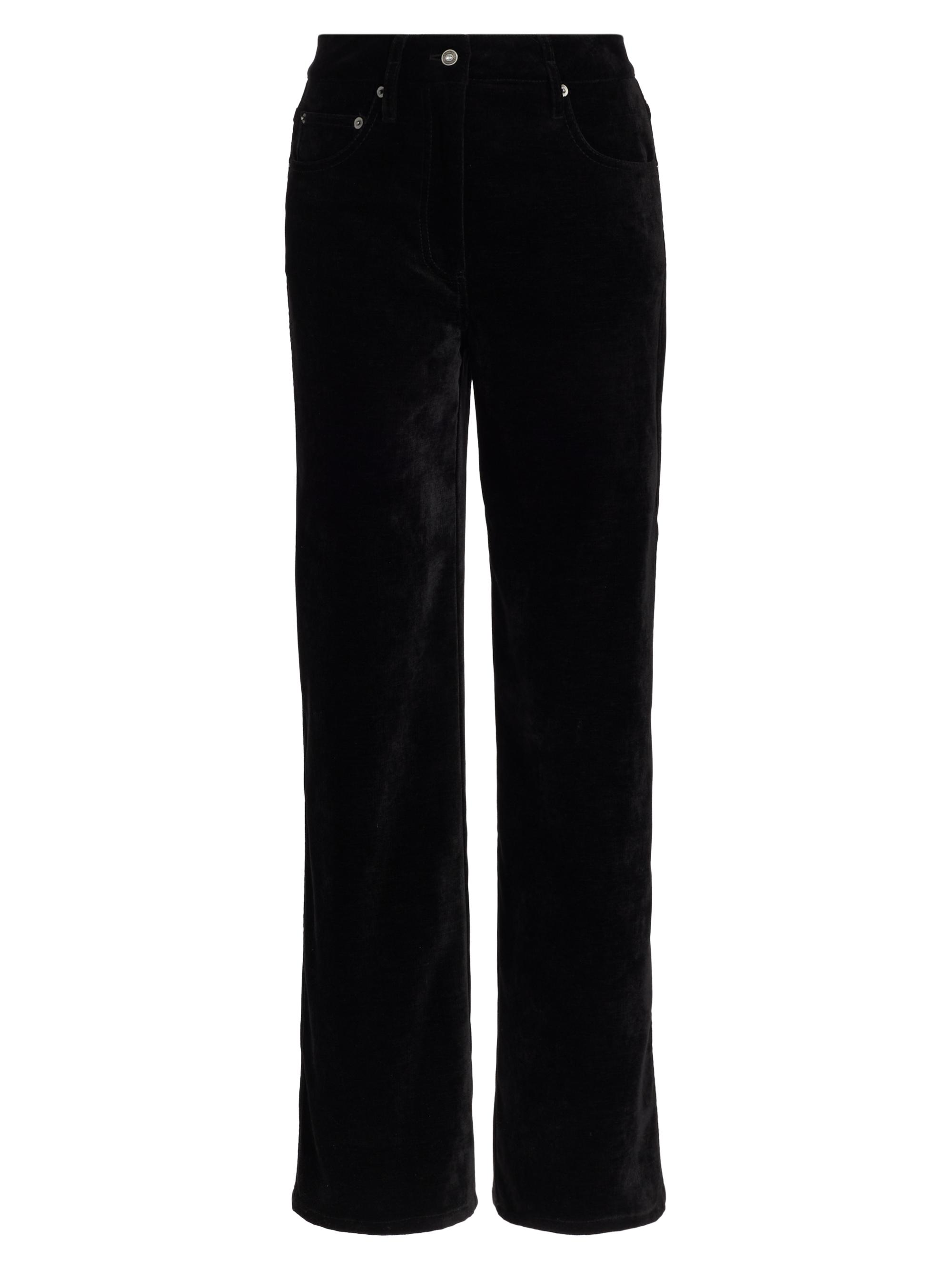 Proenza Schouler White Label Women's Donovan Chenille Wide-Leg Pants - Black