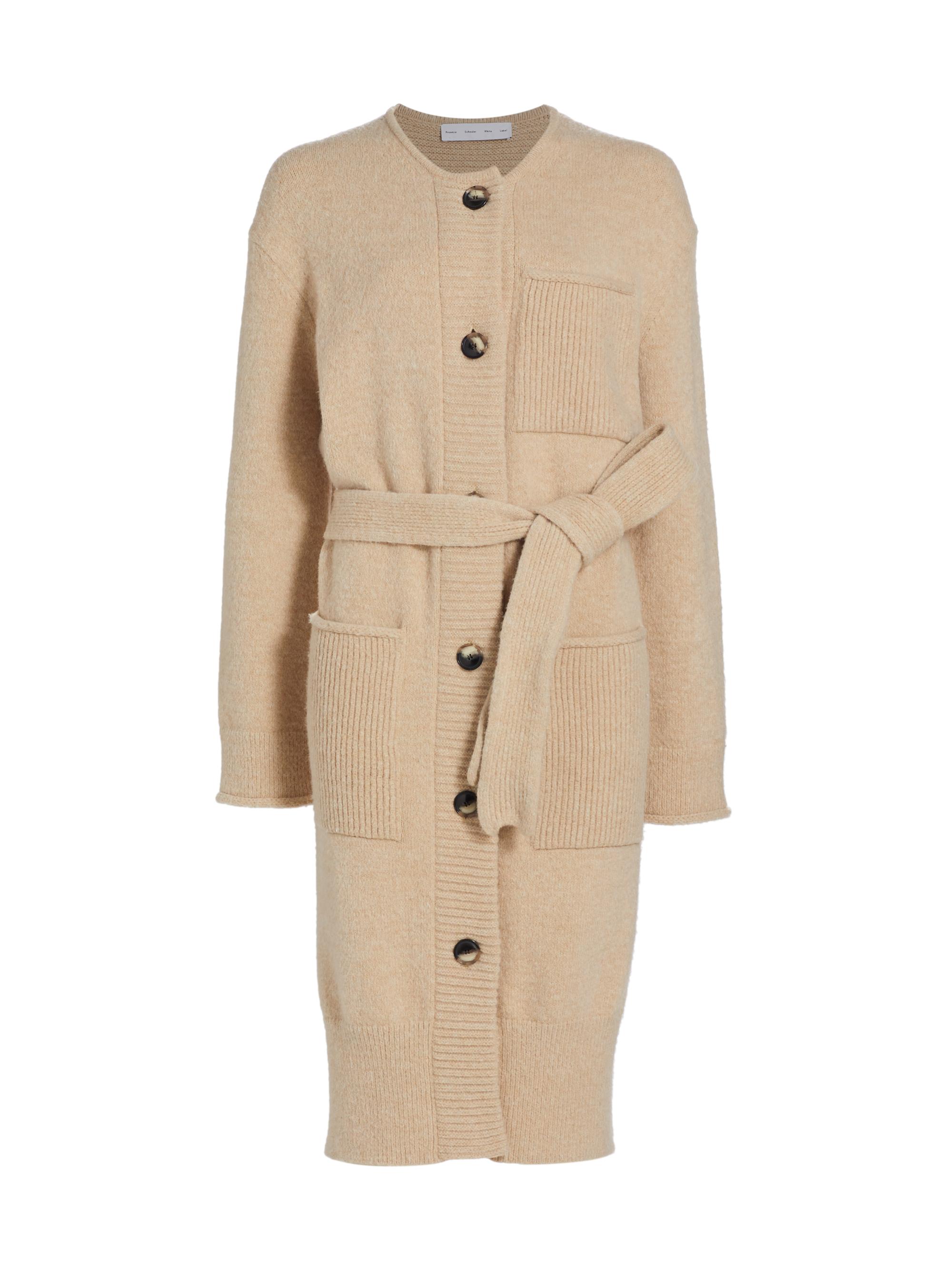 Proenza Schouler White Label Women's Lenora Wool-Blend Cardigan - Birch