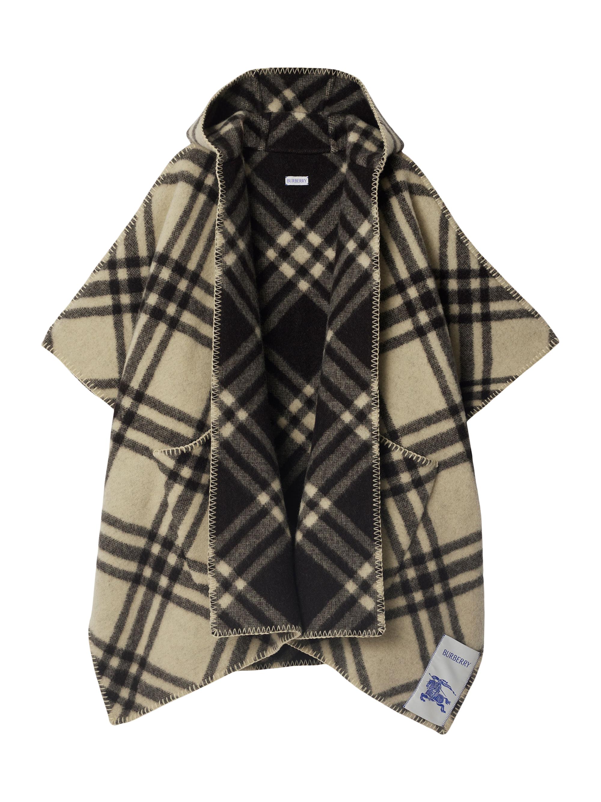 Burberry Women's Catherine Wool Cape - Candle