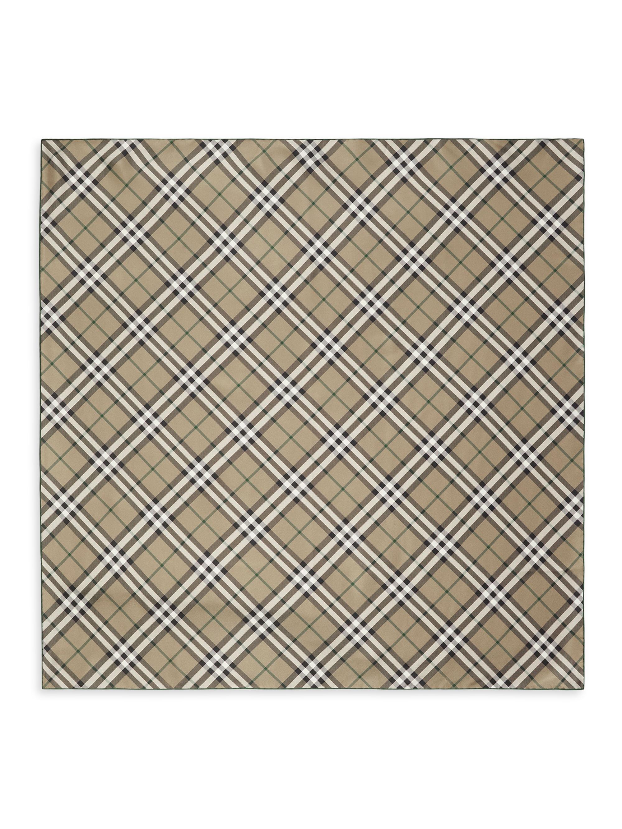 Burberry Women's Check Silk Scarf - Linden