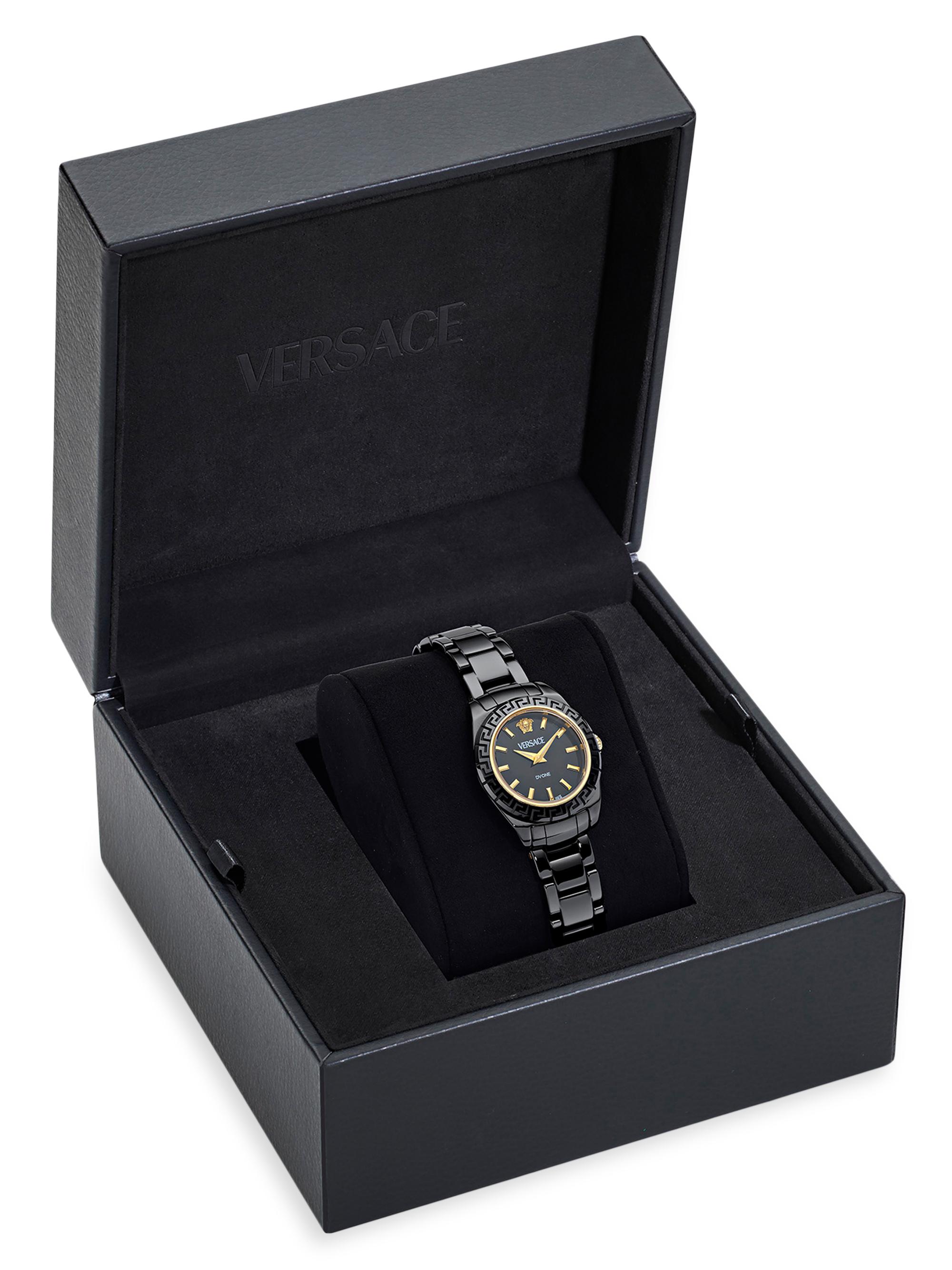 Versace DV One Mini Ceramic Bracelet Watch | Saks Fifth Avenue