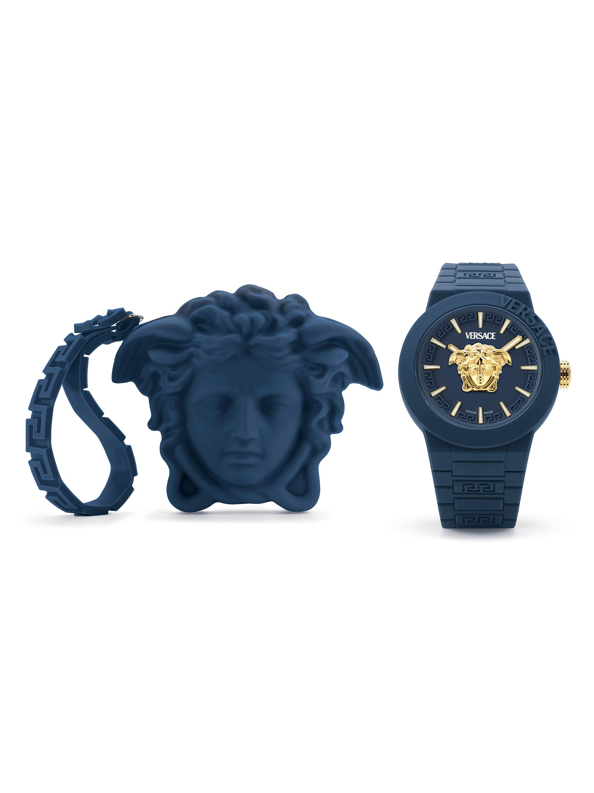 Versace Men's V-Pop Silicone Watch - Blue