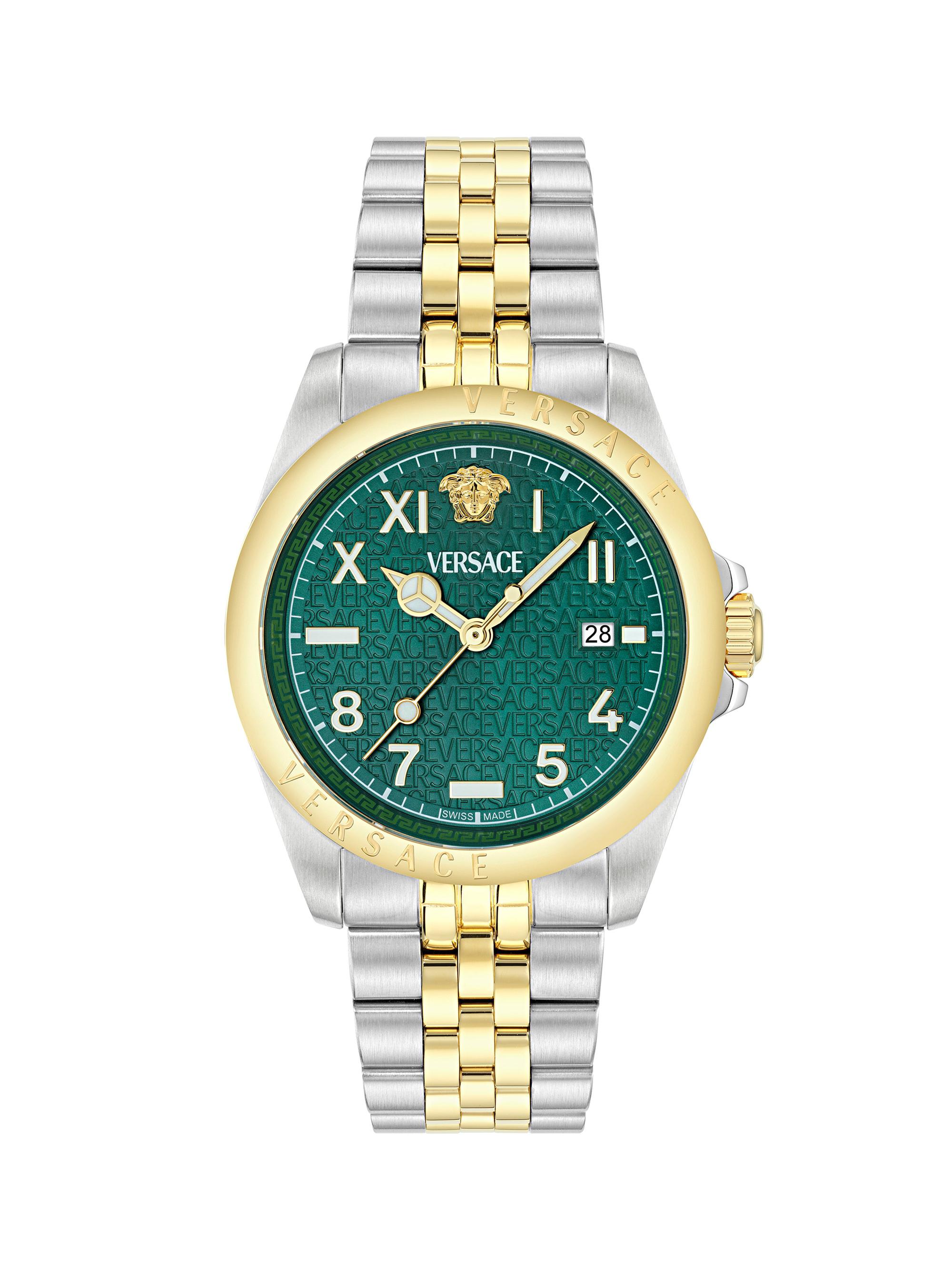 Versace Anteo Two-Tone Stainless Steel Bracelet Watch/41MM