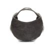 Dome Suede Top Handle Bag