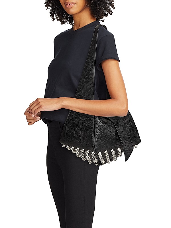 Shop Alexander Wang Medium Rex Leather Hobo Bag | Saks Fifth Shop Alexander Wang Medium Rex Leather Hobo Bag | Saks Fifth