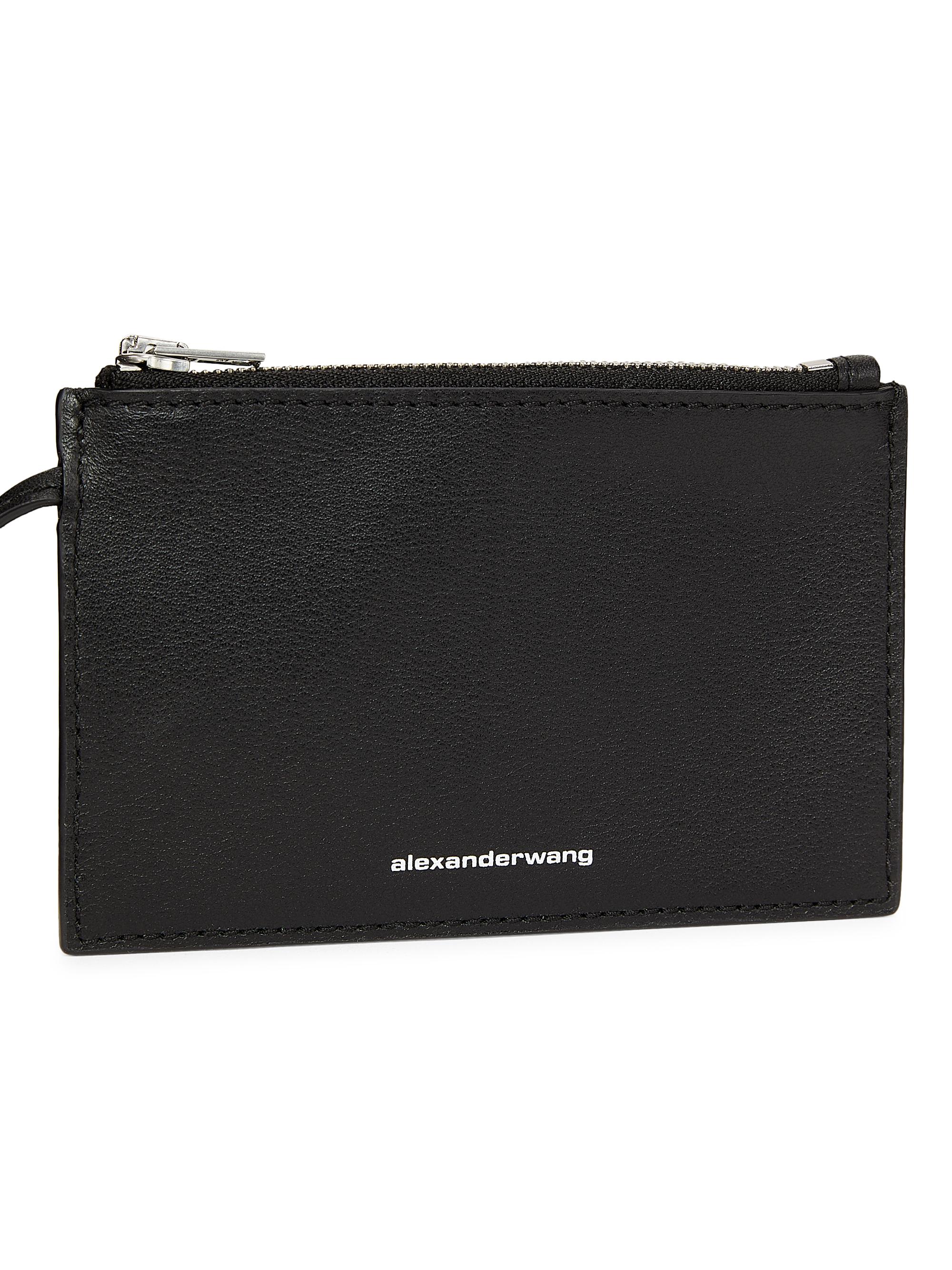Alexander wang ウォレット　美品 Alexander Wang Wallet: Crackled Leather Design