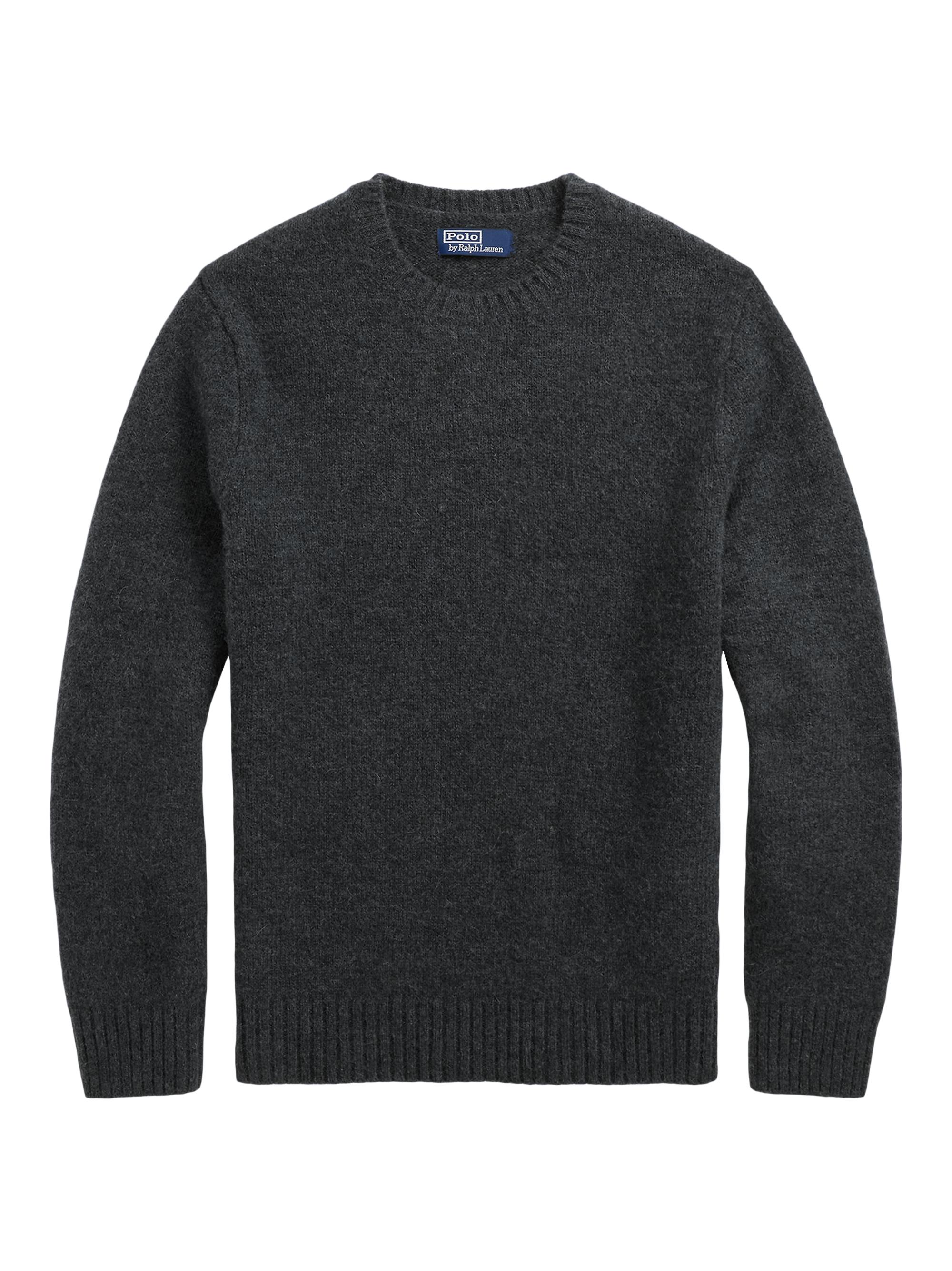 Polo Ralph Lauren Men's Alpaca-Blend Crewneck Sweater - Static Grey Heather