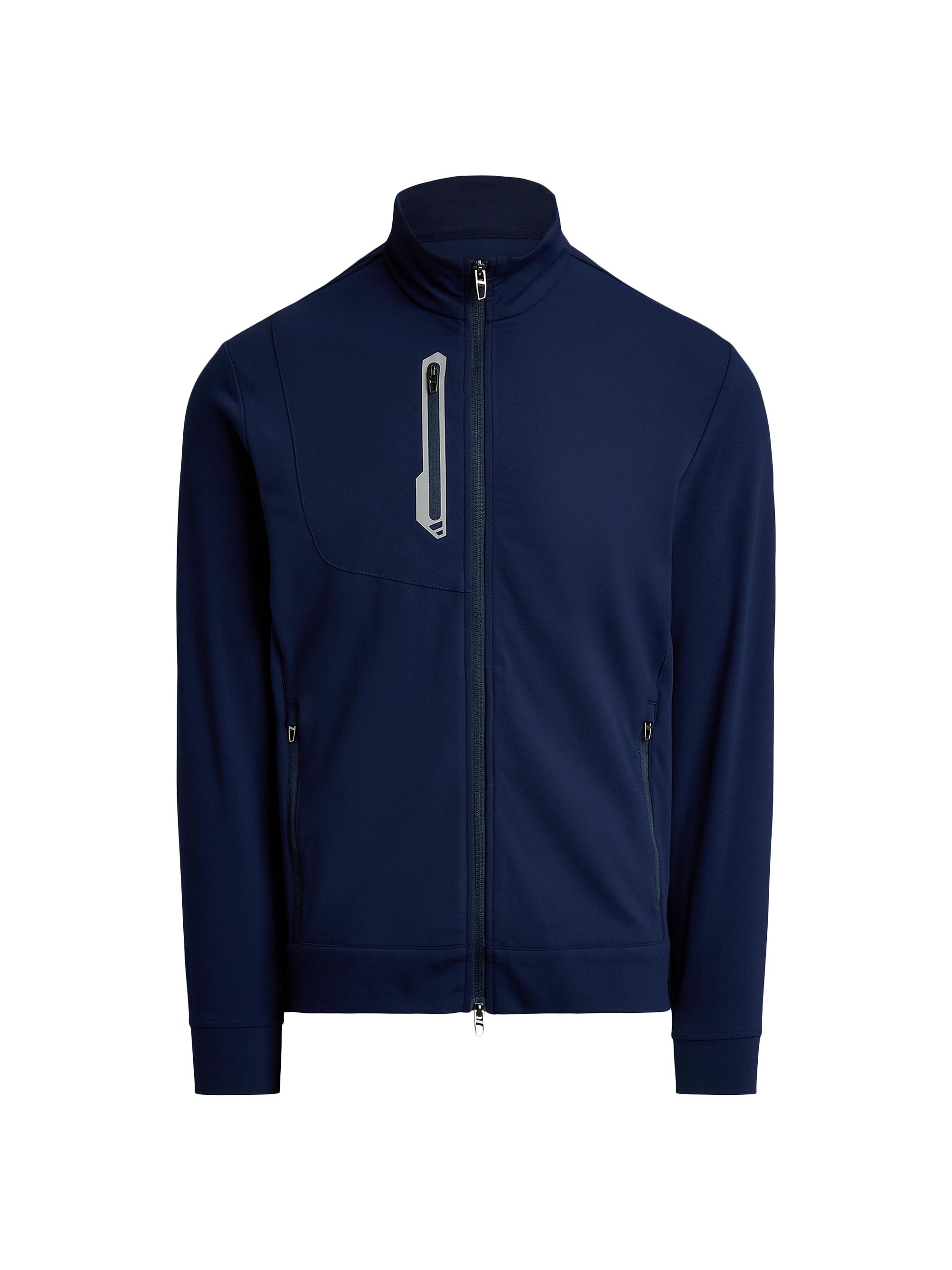 RLX Ralph Lauren Men's Warp Tech Jersey Zip-Up Jacket - Refined Navy