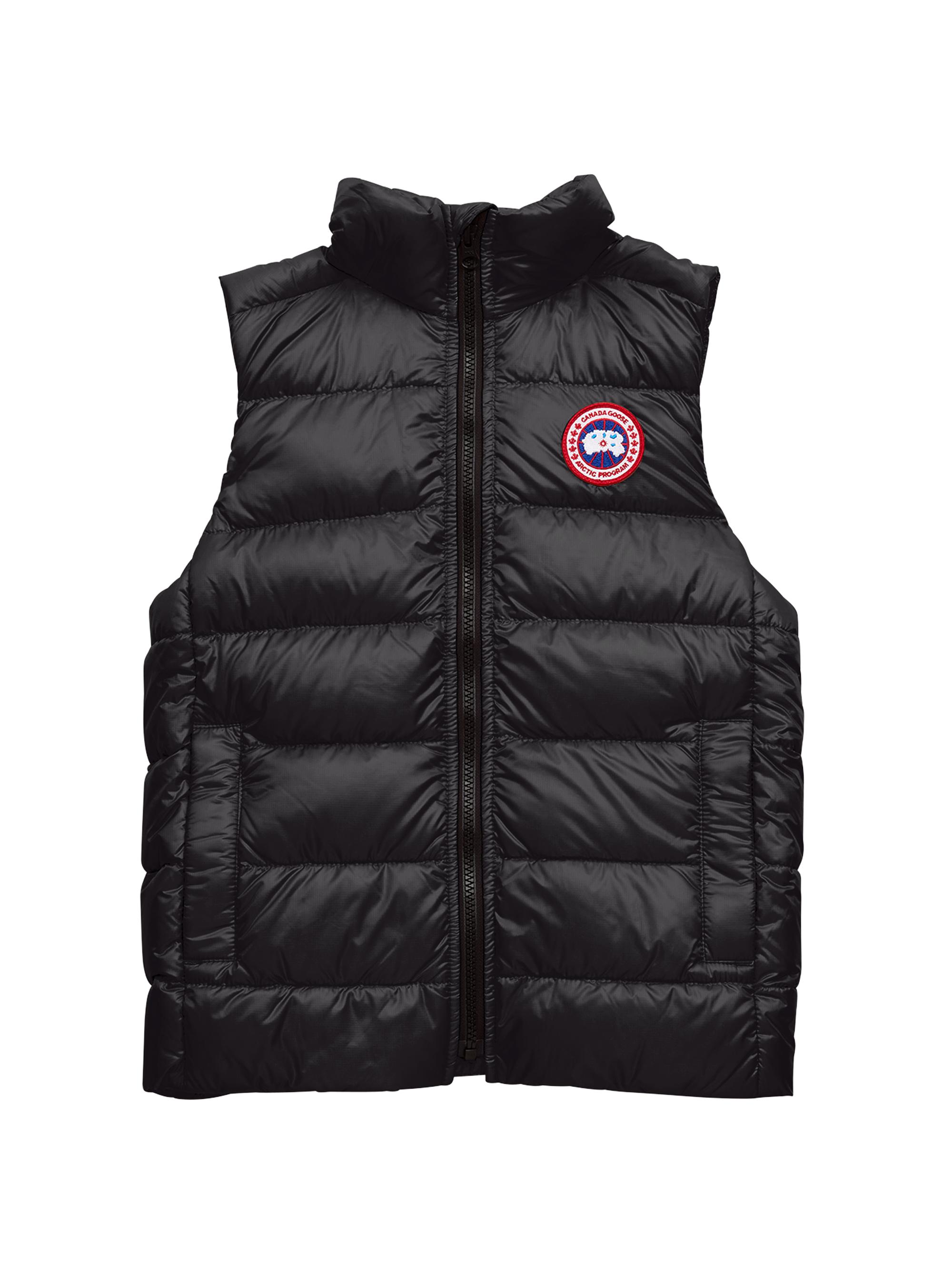 Canada Goose Girl's Crofton Logo Puffer Vest - Black