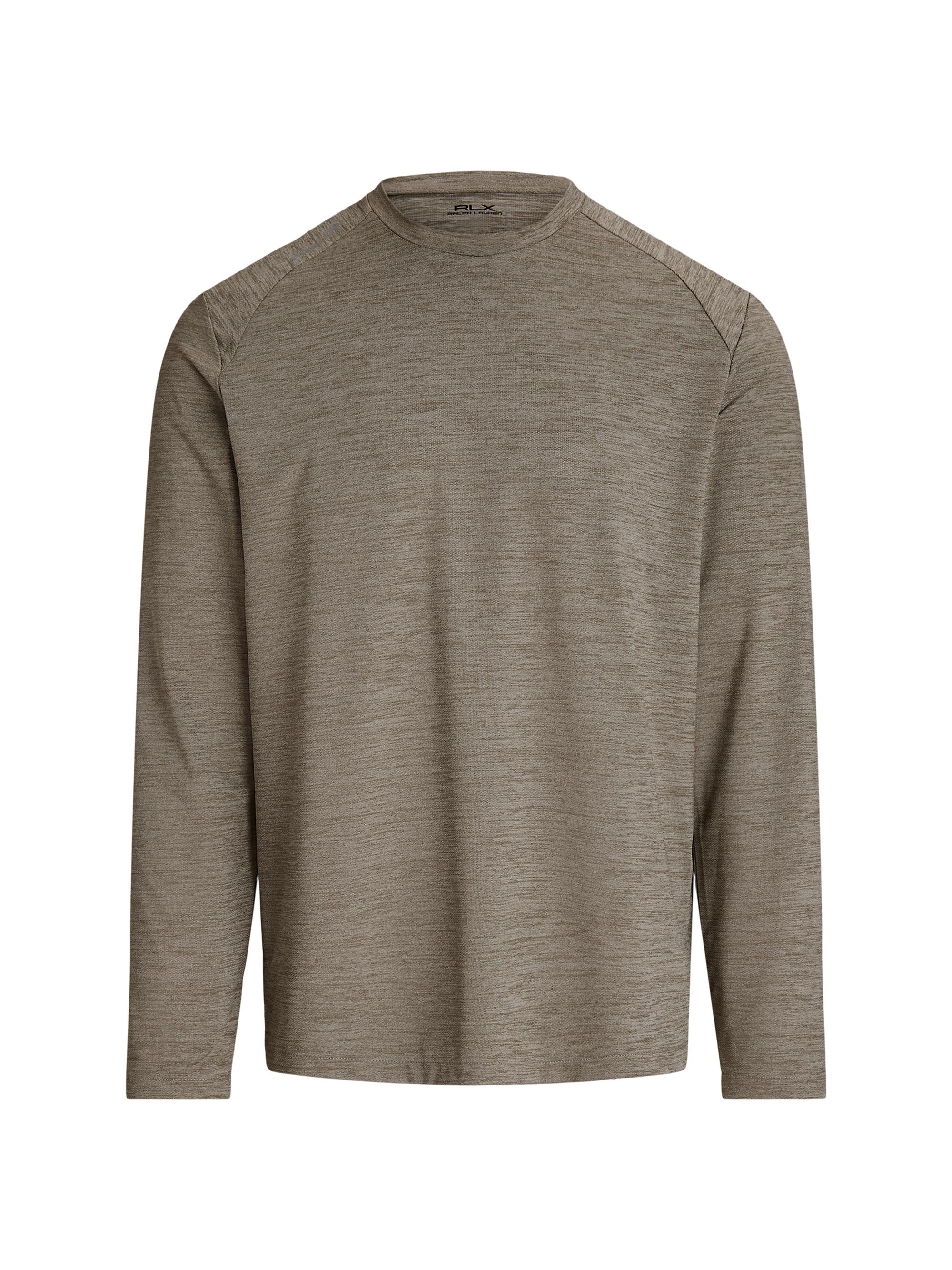RLX Ralph Lauren Men's Micro Mesh Long-Sleeve T-Shirt - Regent Heather