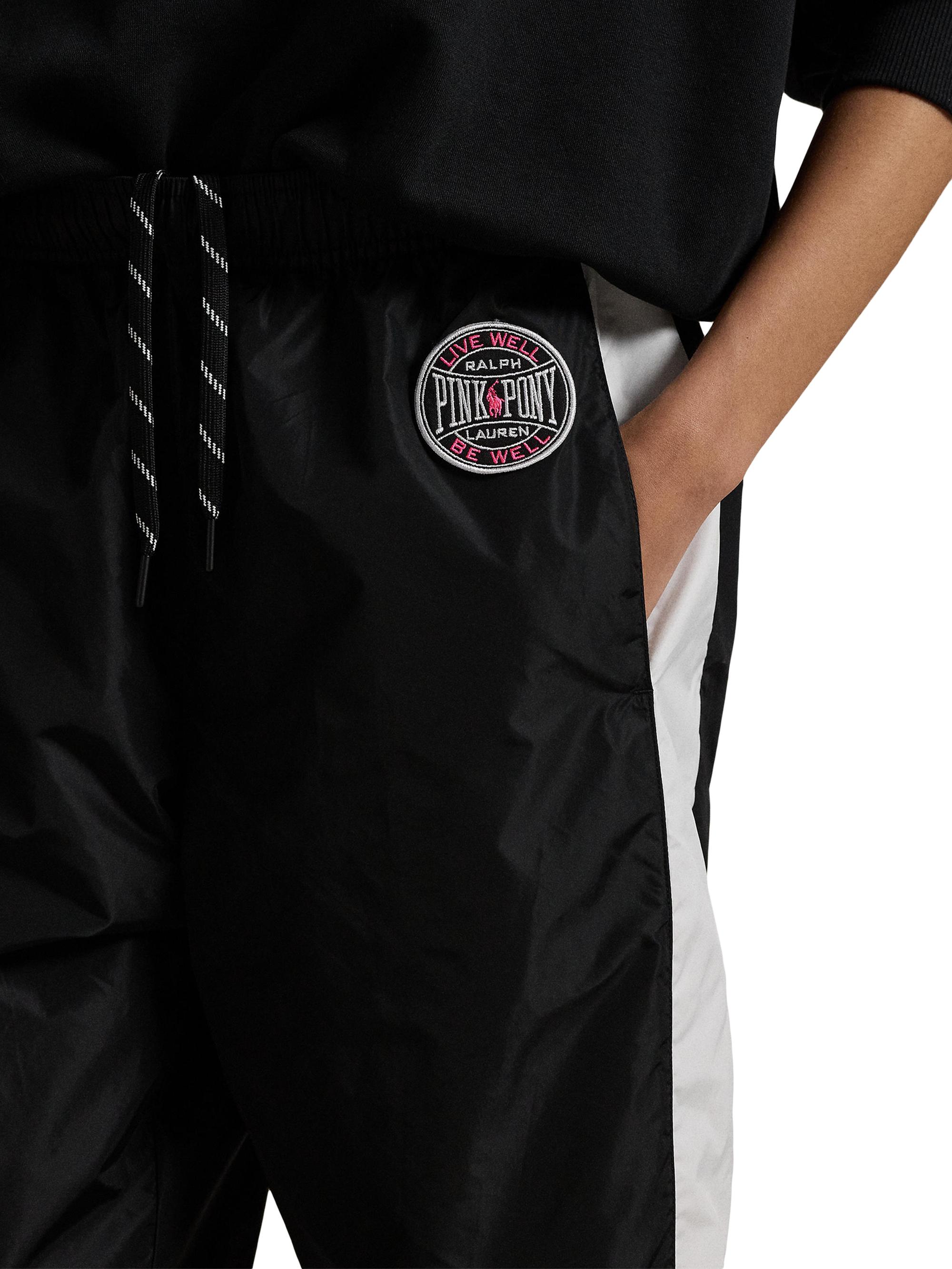 Polo Ralph Lauren Unisex Pink Pony Nylon Athletic Warm-Up Pants