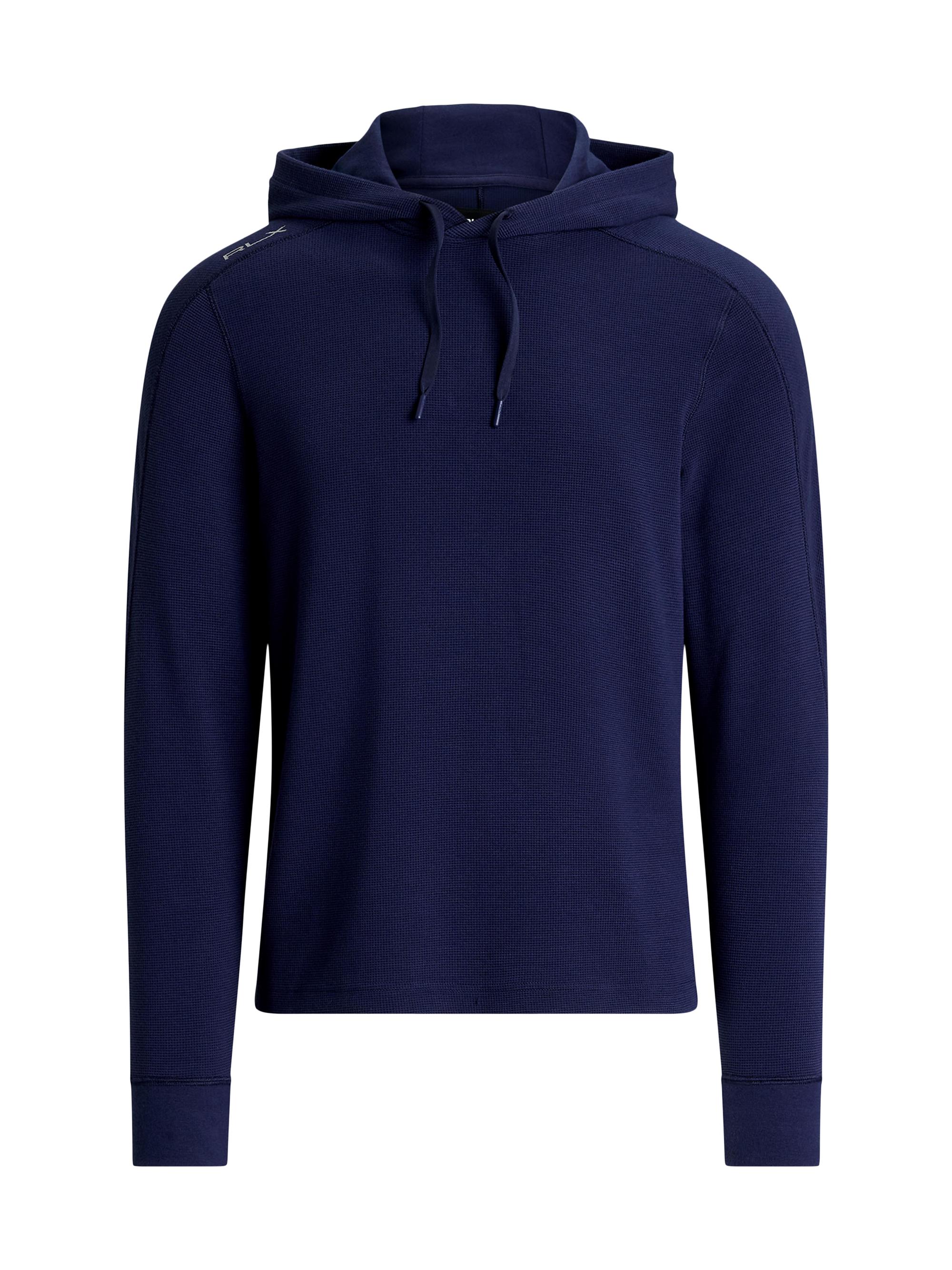 Polo Ralph Lauren Men's Tech Waffle-Knit Hoodie - Refined Navy